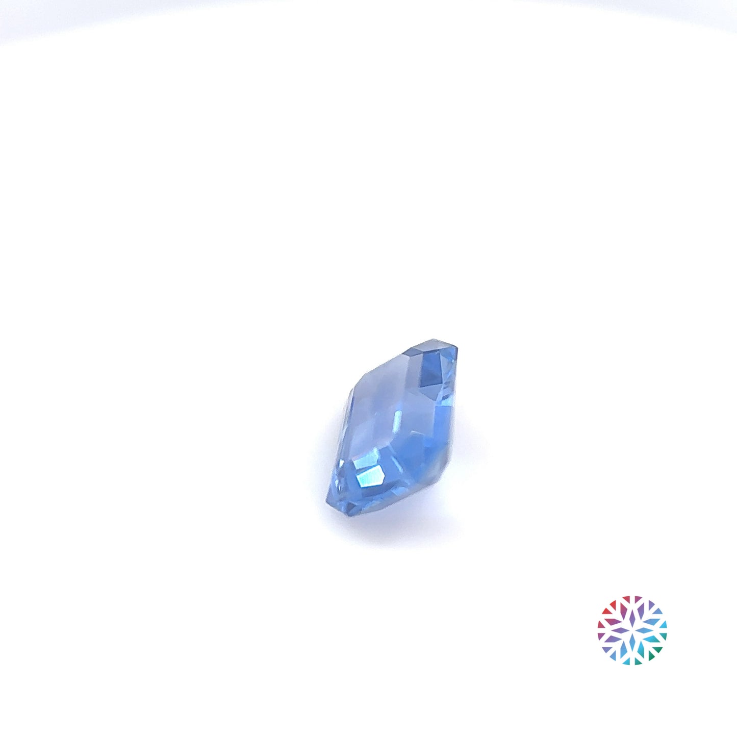 Blue Sapphire- Emerald, 1.02ct, 6.8 x 5.0 x 3.4mm