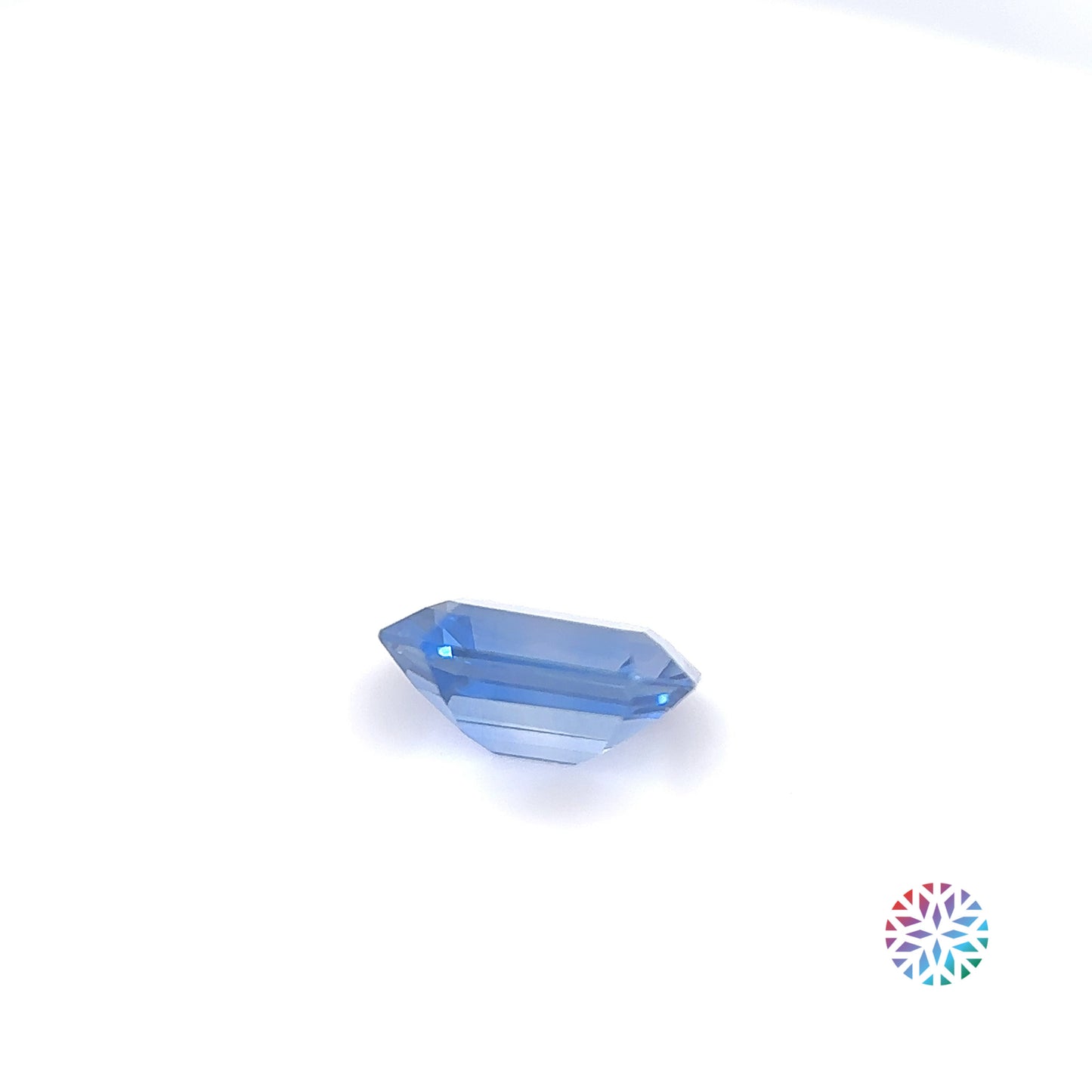 Blue Sapphire- Emerald, 1.02ct, 6.8 x 5.0 x 3.4mm