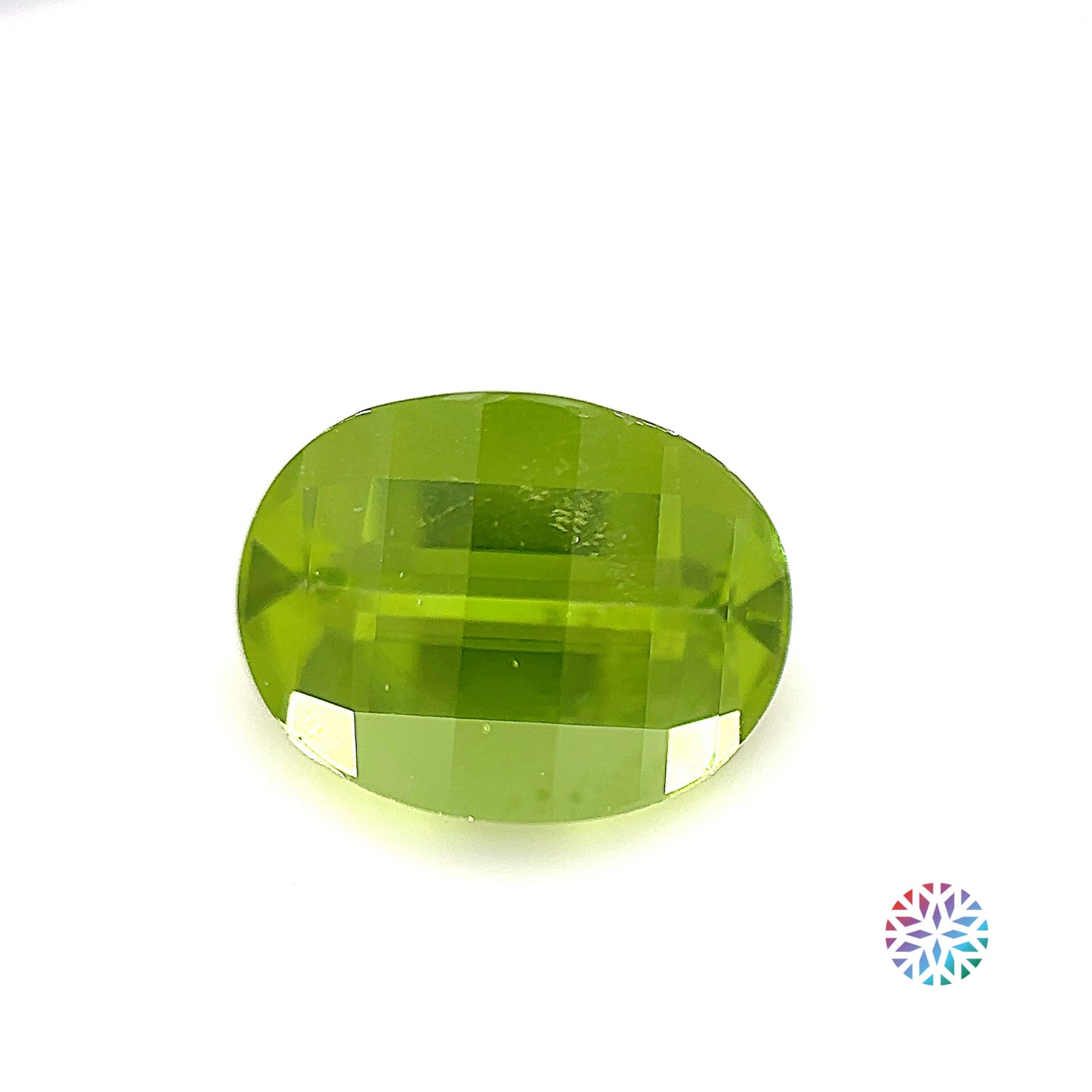 Peridot- Fancy, 4.54ct, 12.0 x 8.9 x 5.9mm