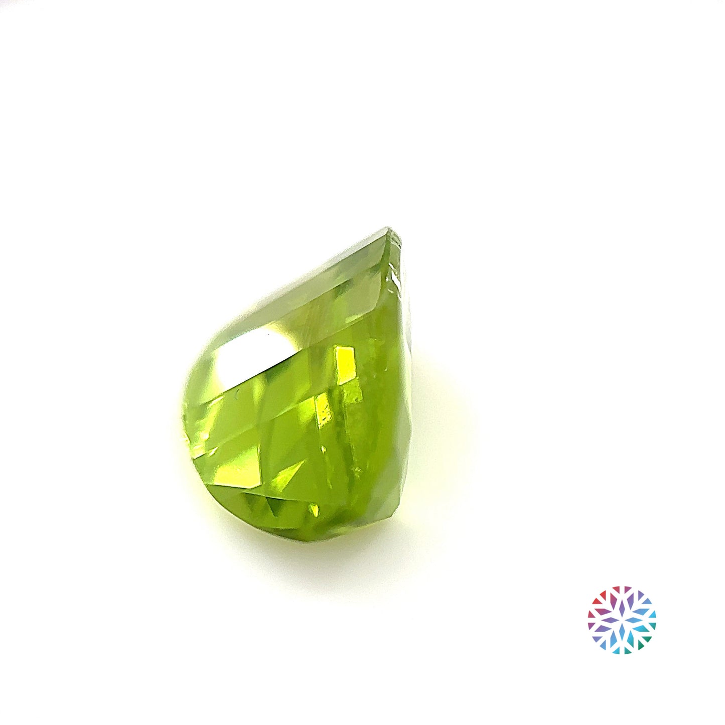 Peridot- Fancy, 4.54ct, 12.0 x 8.9 x 5.9mm