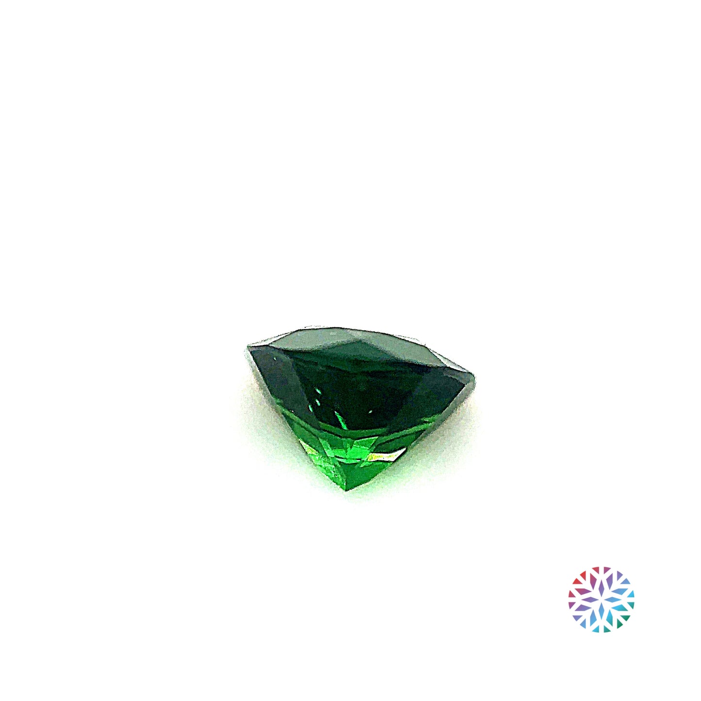 Tsavorite- Trilliant, 1.05ct, 6.5 x 6.5 x 4.3mm