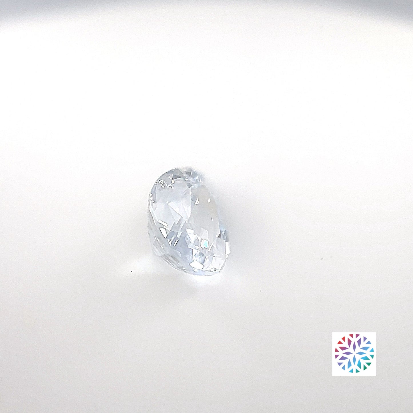 White Sapphire- Pear, 2.01ct, 9.8 x 6.9 x 4.2mm, (C)