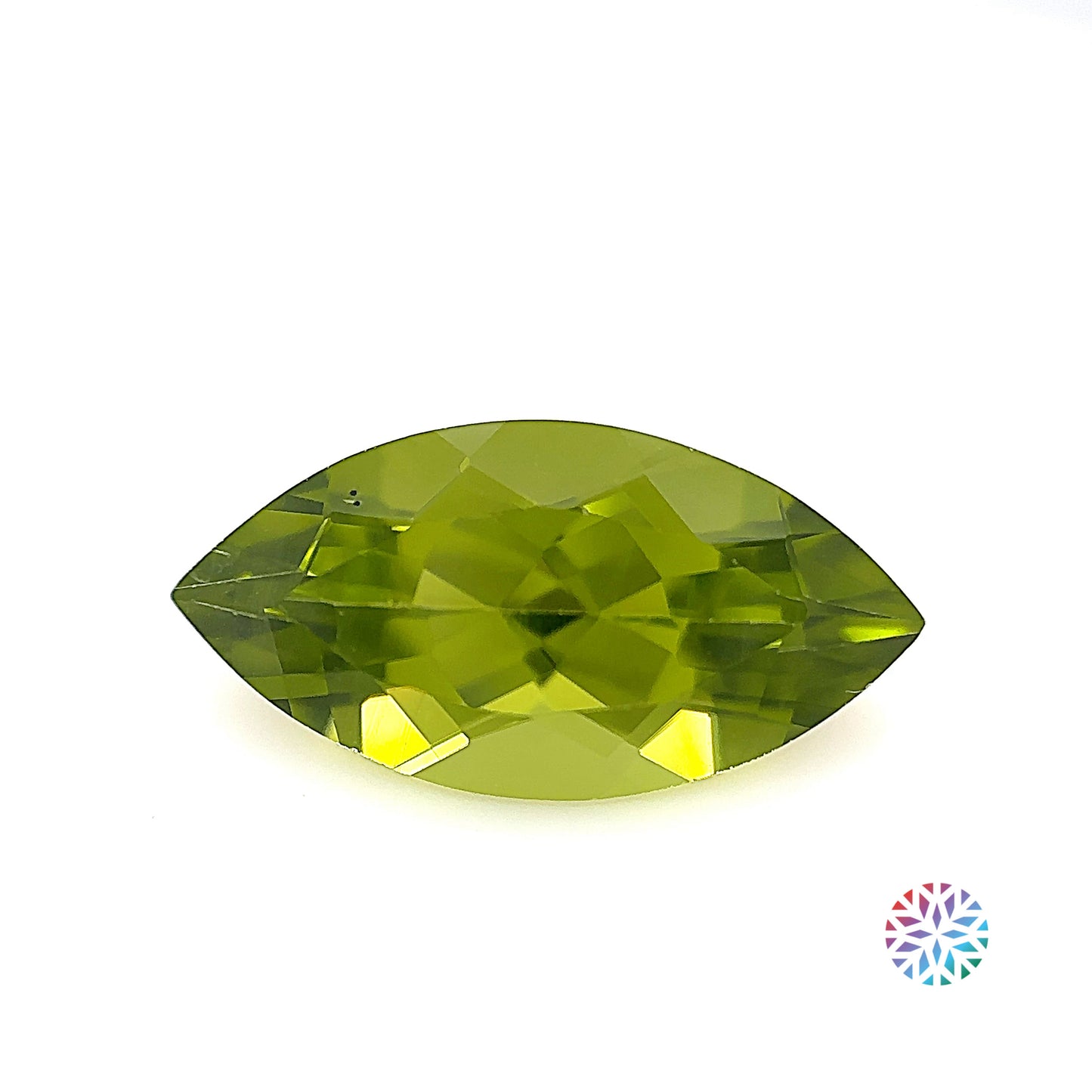 Peridot- Marquise, 4.39ct, 16.1 x 8.2 x 5.7mm