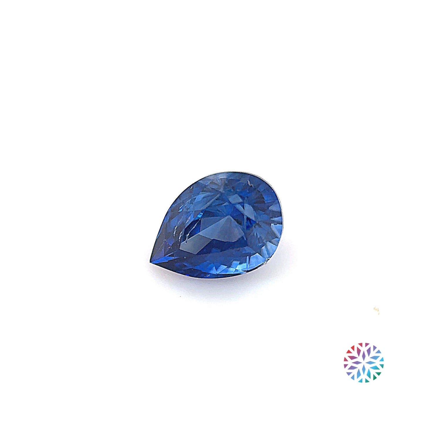 Blue Sapphire- Pear, 1.02ct, 6.7 x 4.9 x 4.3mm