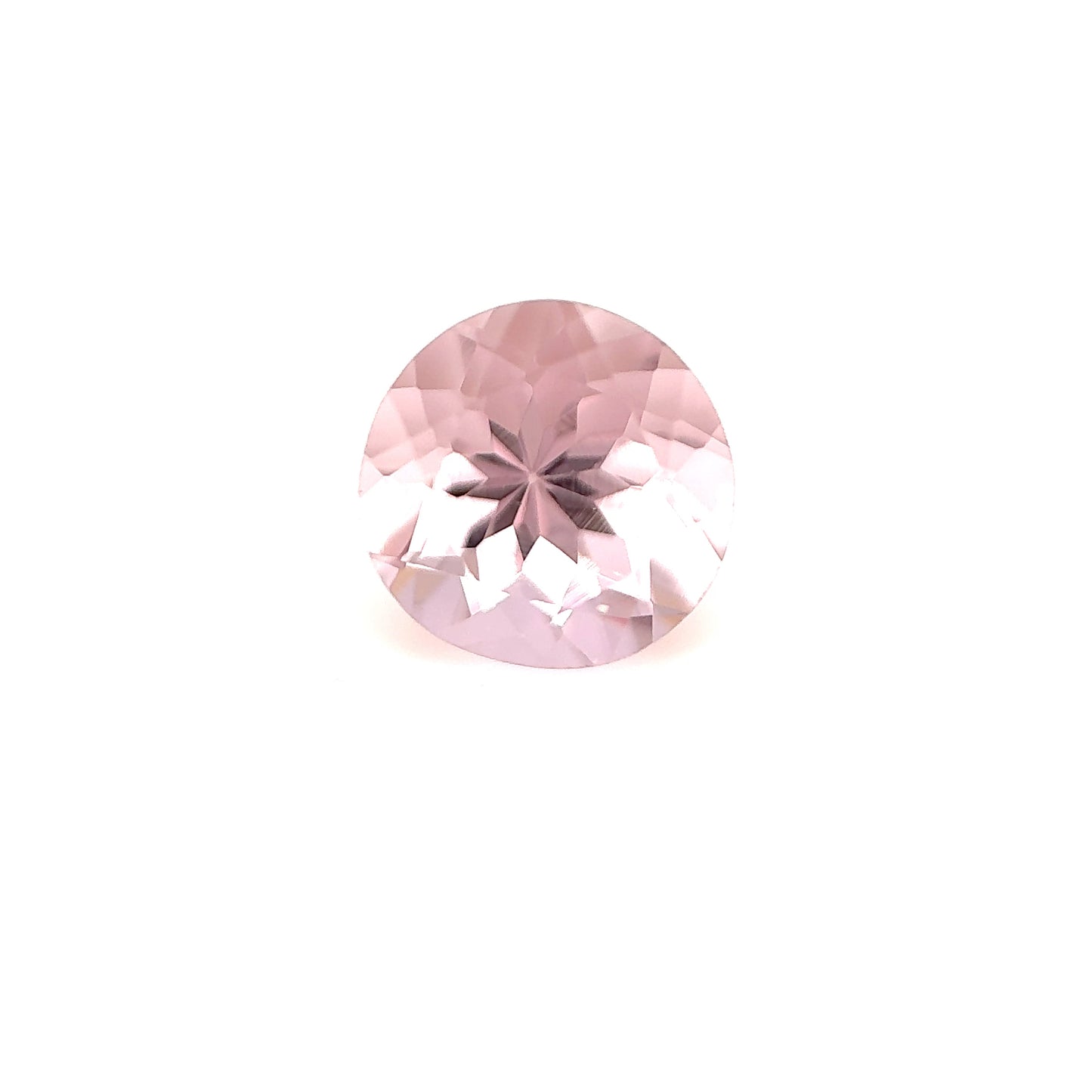 Pink Topaz- Round, 1.33ct, 7.1 x 7.1 x 5.4mm