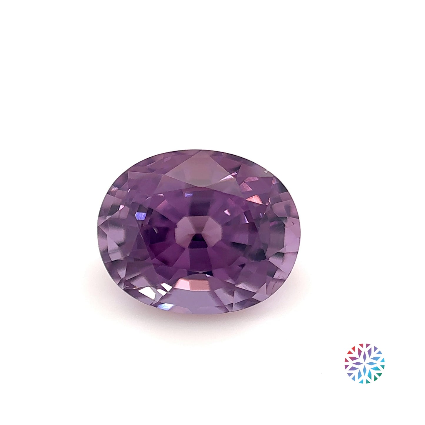 Purple Spinel- Oval, 4.87ct, 10.9 x 8.9 x 7.1mm