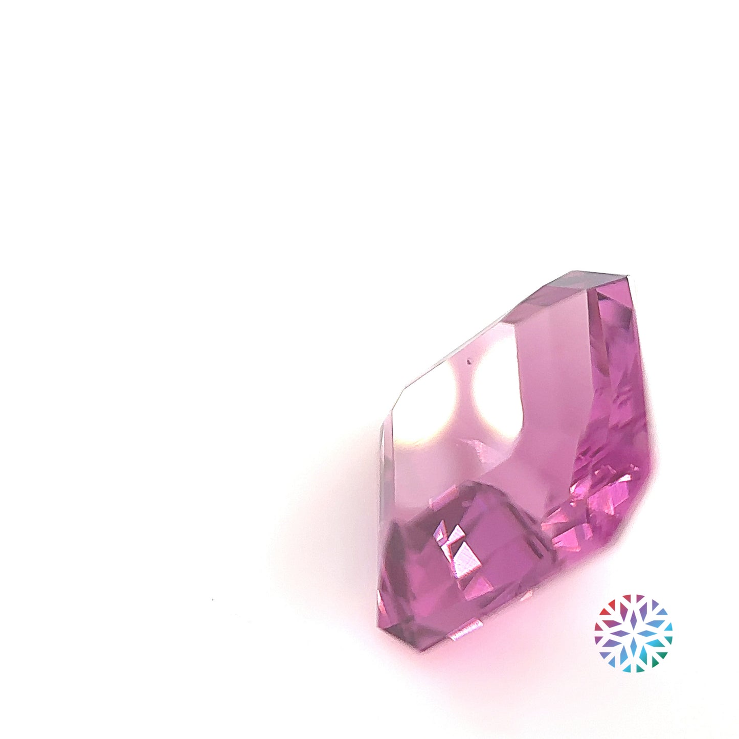 Pink Garnet- Emerald, 5.12ct, 10.4 x 9.9 x 6.0mm