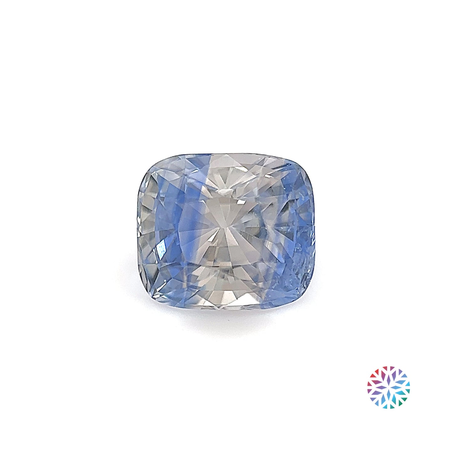 B/C Sapphire- Cushion, 3.33ct, 8.3 x 7.3 x 6.0mm