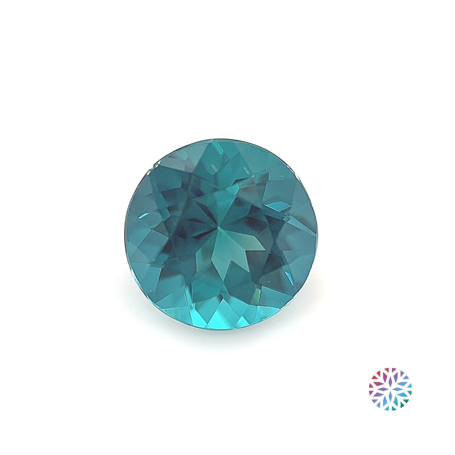 Indicolite- Round, 1.94ct, 8.0 x 8.0 x 5.4mm