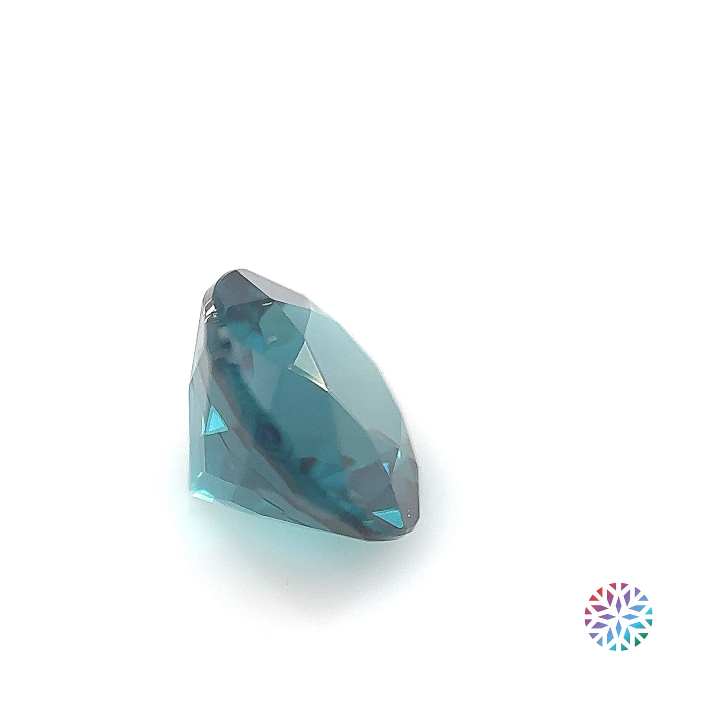 Indicolite- Round, 1.94ct, 8.0 x 8.0 x 5.4mm