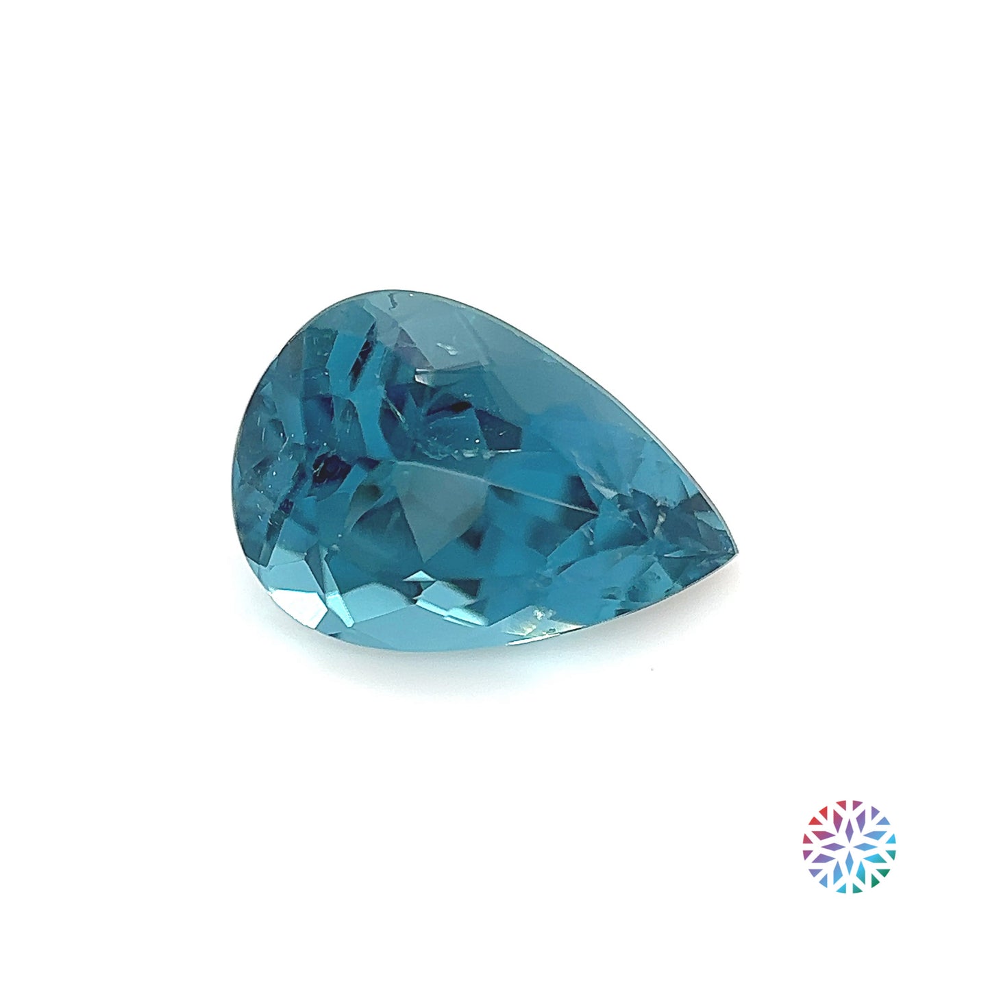 Indicolite- Pear, 2.34ct, 10.7 x 7.3 x 5.4mm