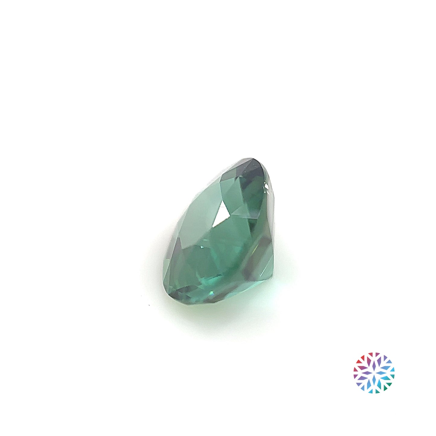 Teal Tourmaline- Oval, 2.02ct, 8.6 x 7.6 x 5.2mm