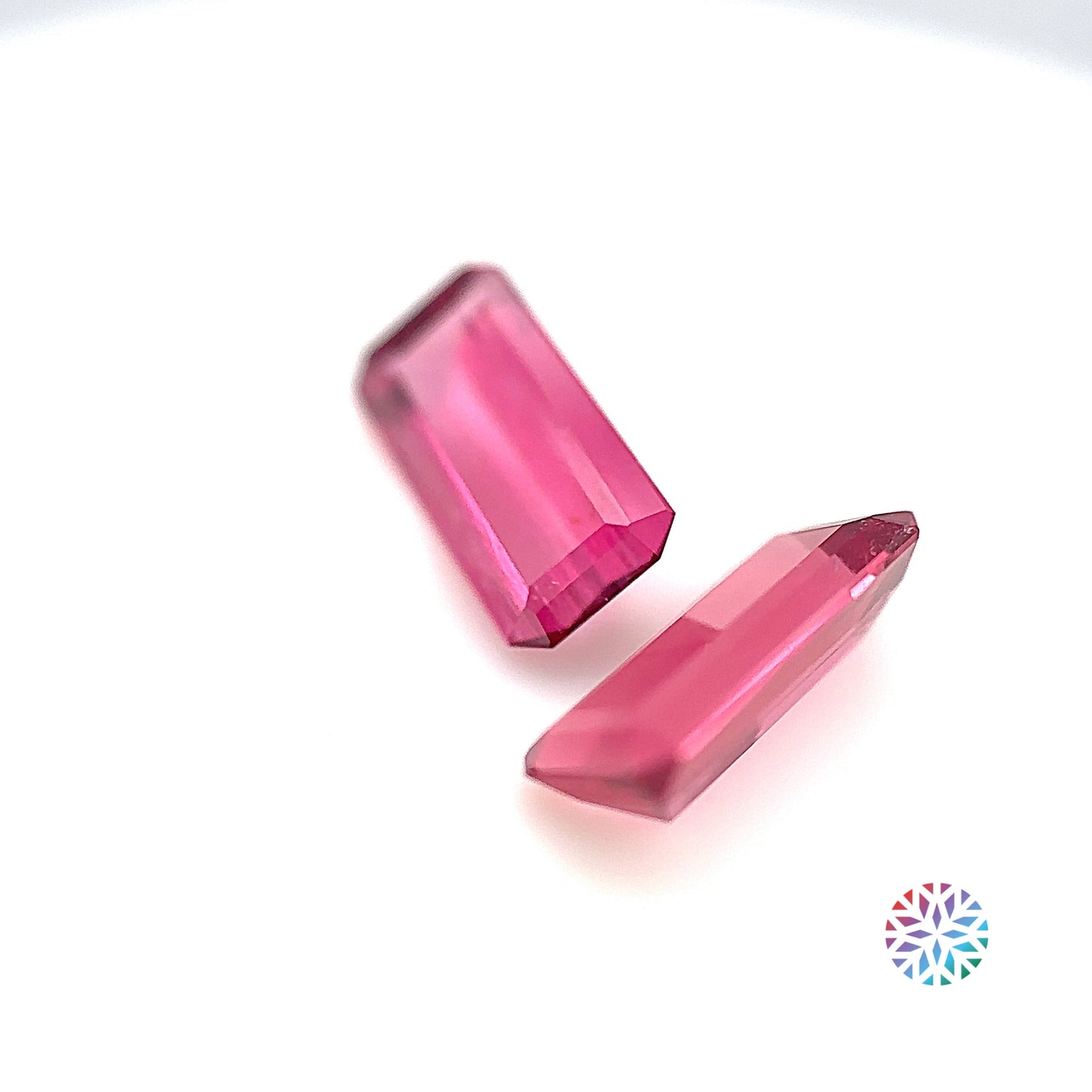 Rubellite- Emerald, 2.52ct, 10.3 x 5.2mm