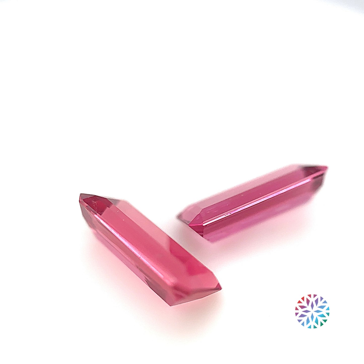 Rubellite- Emerald, 2.52ct, 10.3 x 5.2mm