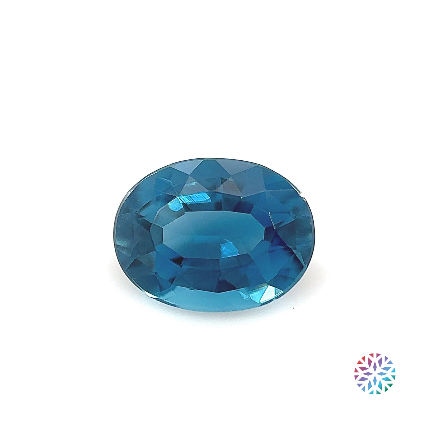 Blue Tourmaline- Oval, 1.56ct, 8.8 x 6.8 x 4.3mm