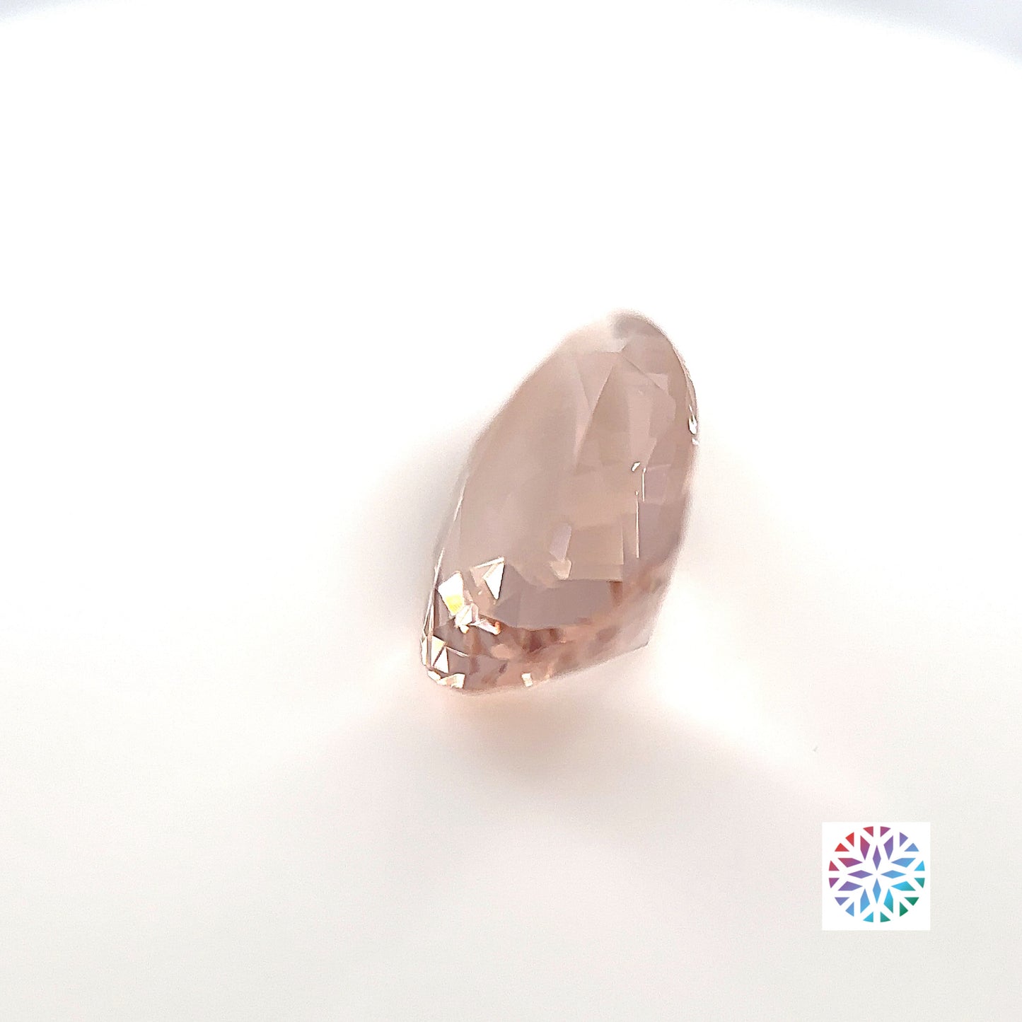 Peach Morganite- Pear, 3.51ct, 14.7 x 8.8 x 5.4mm