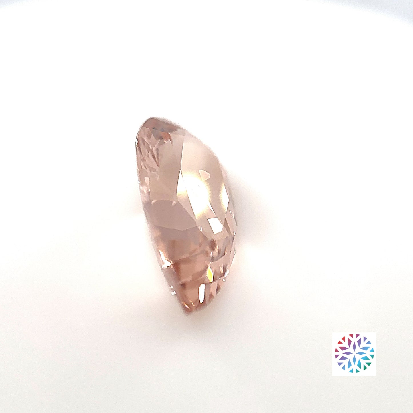 Peach Morganite- Pear, 3.51ct, 14.7 x 8.8 x 5.4mm