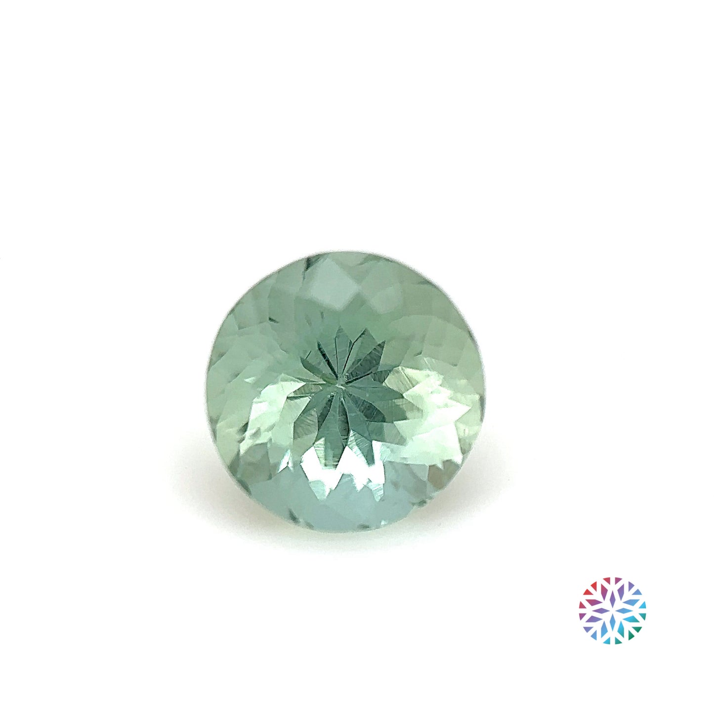 Green Tourmaline- Round, 1.69ct, 7.1 x 7.1 x 5.9mm