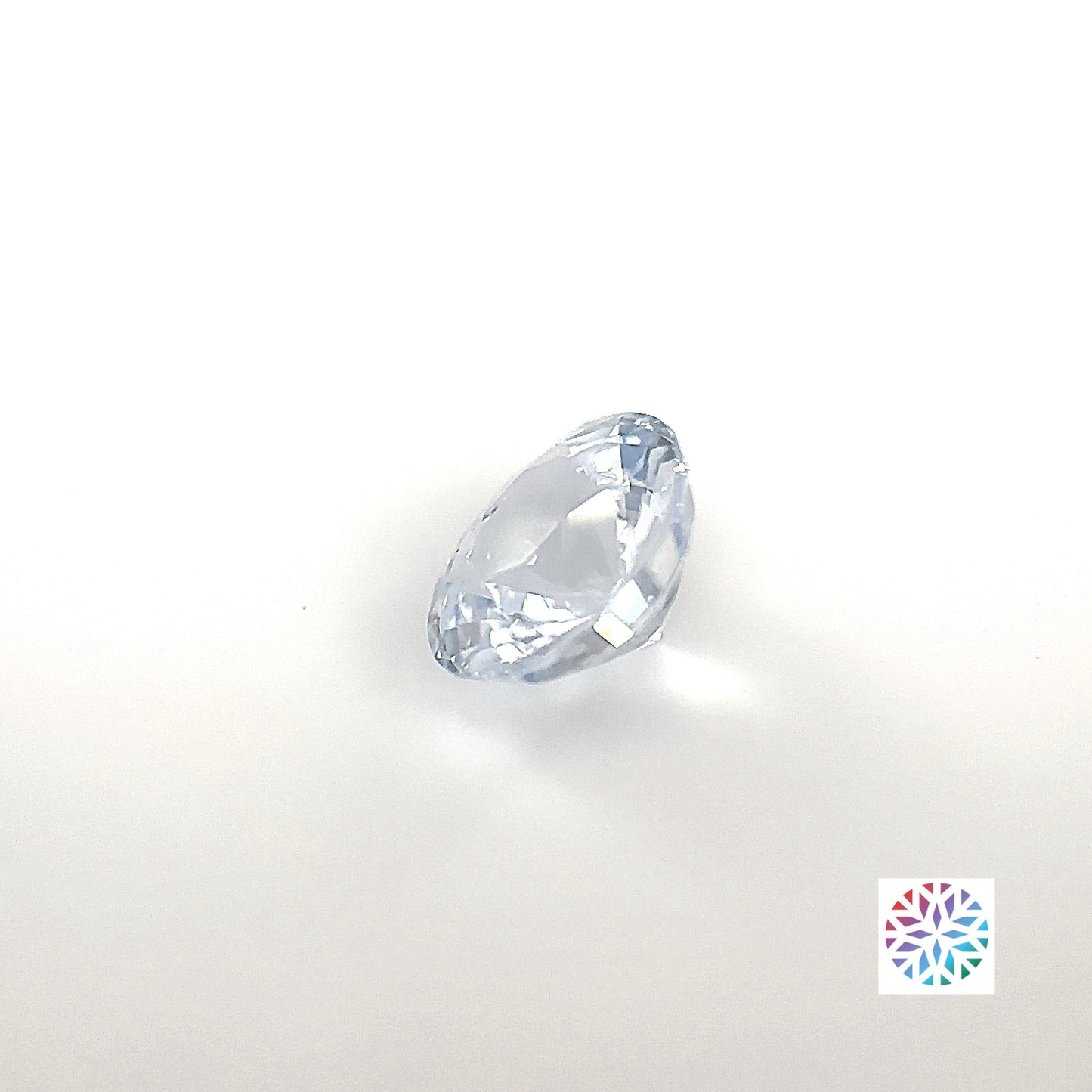 White Sapphire- Round, 1.62ct, 7.0 x 7.0 x 4.4mm