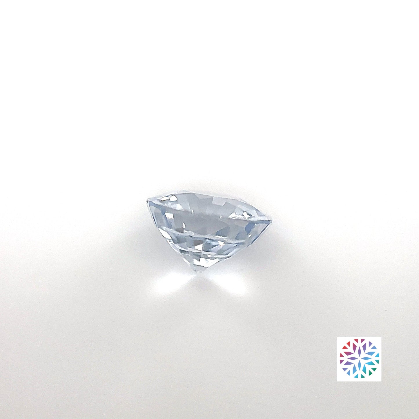 White Sapphire- Round, 1.62ct, 7.0 x 7.0 x 4.4mm