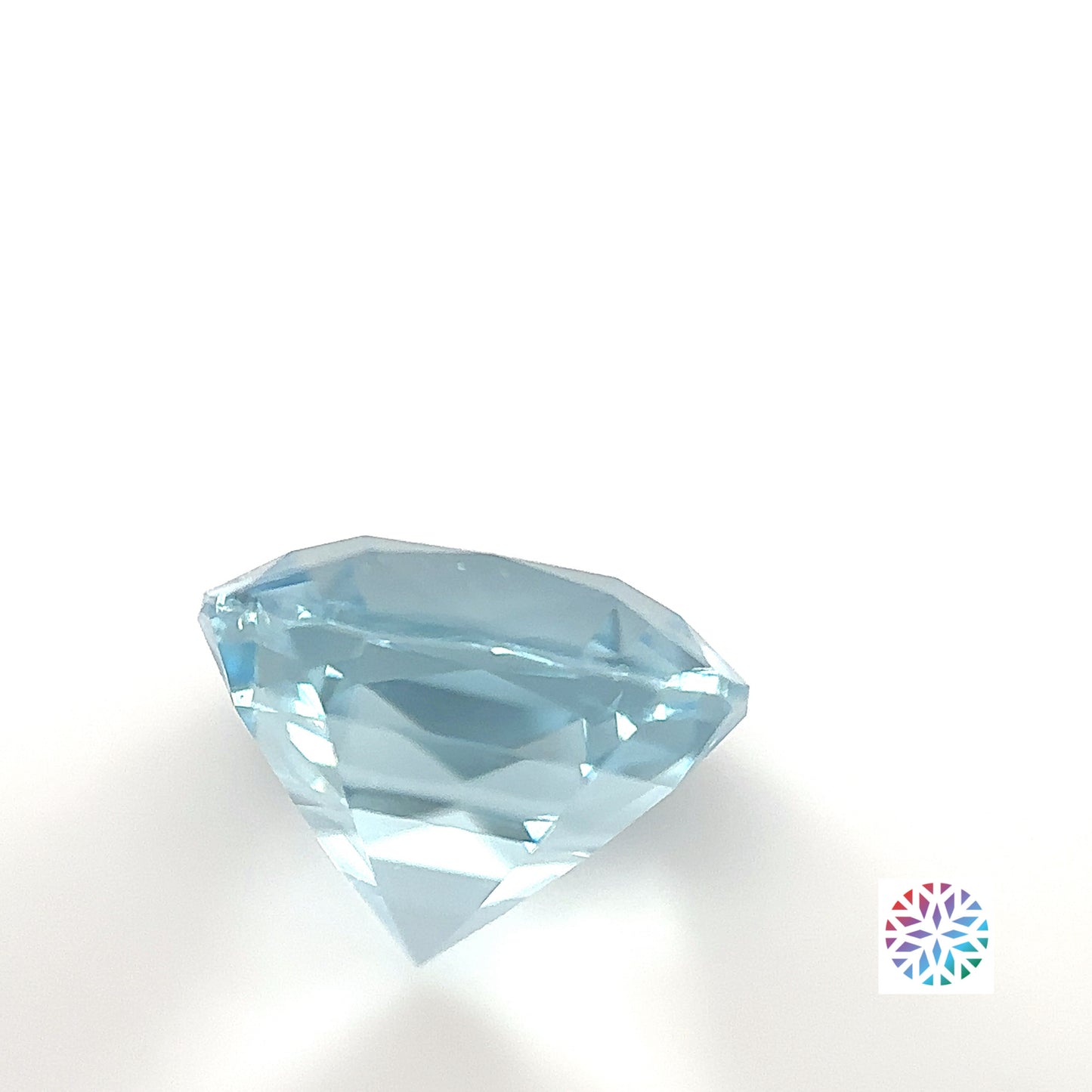 Aquamarine- Cushion, 3.5ct, 9.5 x 9.4 x 6.9mm