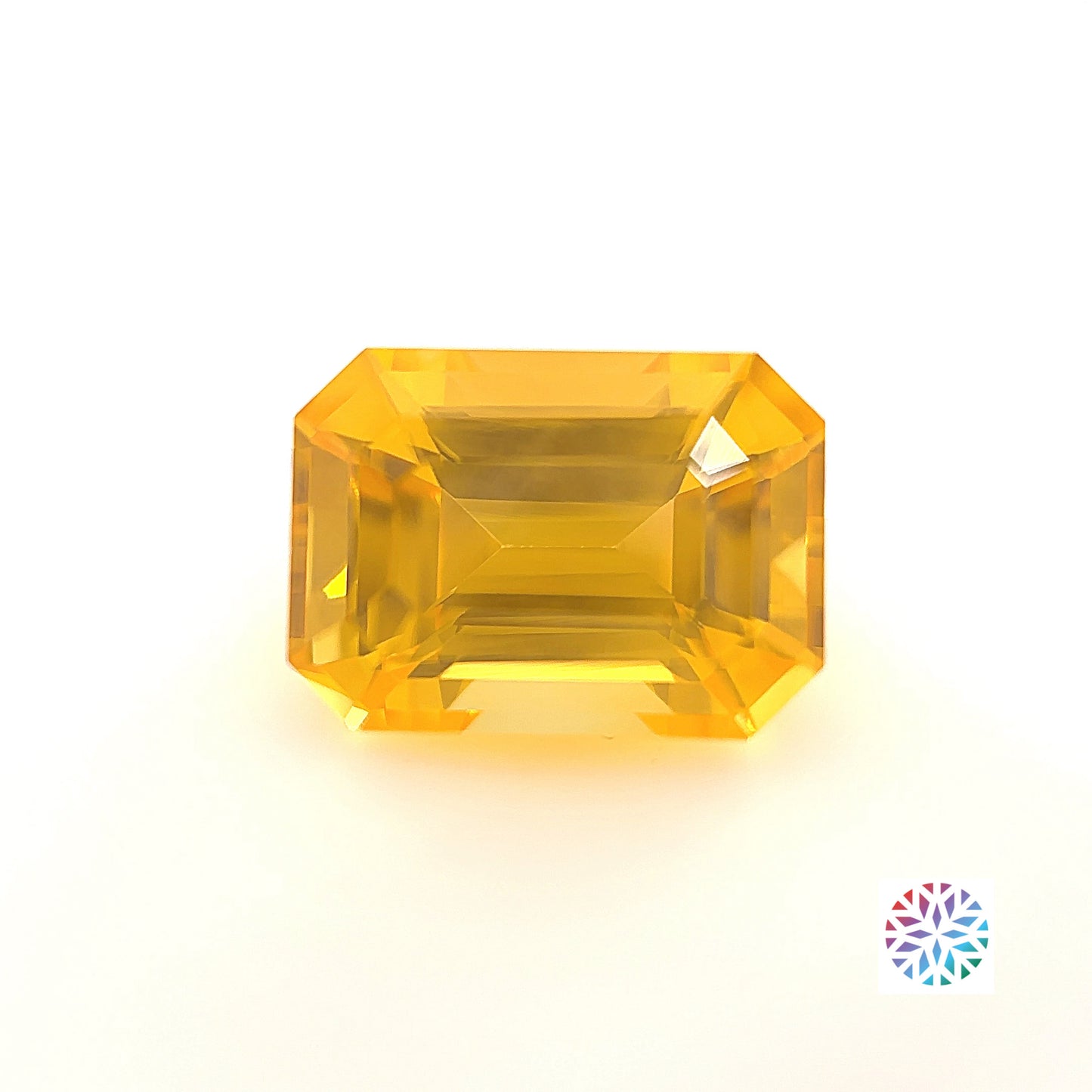 Yellow Sapphire- Emerald, 5.08ct, 10.7 x 7.7 x 6.1mm