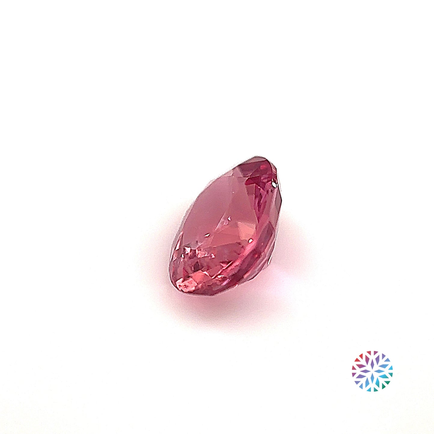 Padparadscha- Oval, 2ct, 8.4 x 6.6 x 4.4mm, (C)