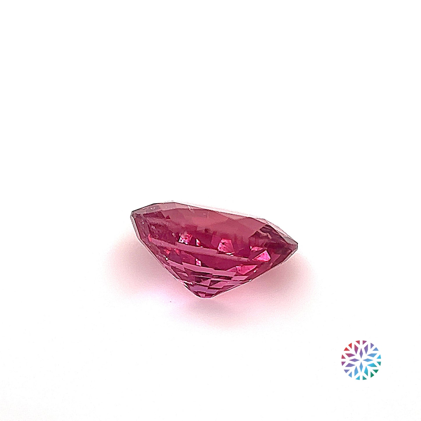 Padparadscha- Oval, 2ct, 8.4 x 6.6 x 4.4mm, (C)