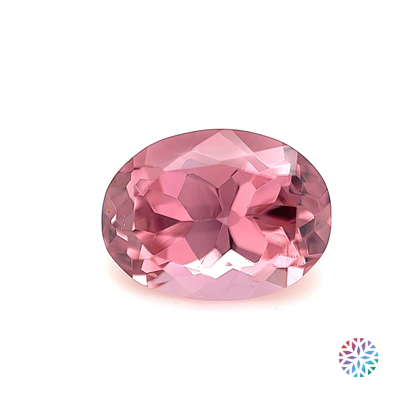 Pink Tourmaline- Oval, 3.41ct, 10.8 x 8.1 x 6.4mm