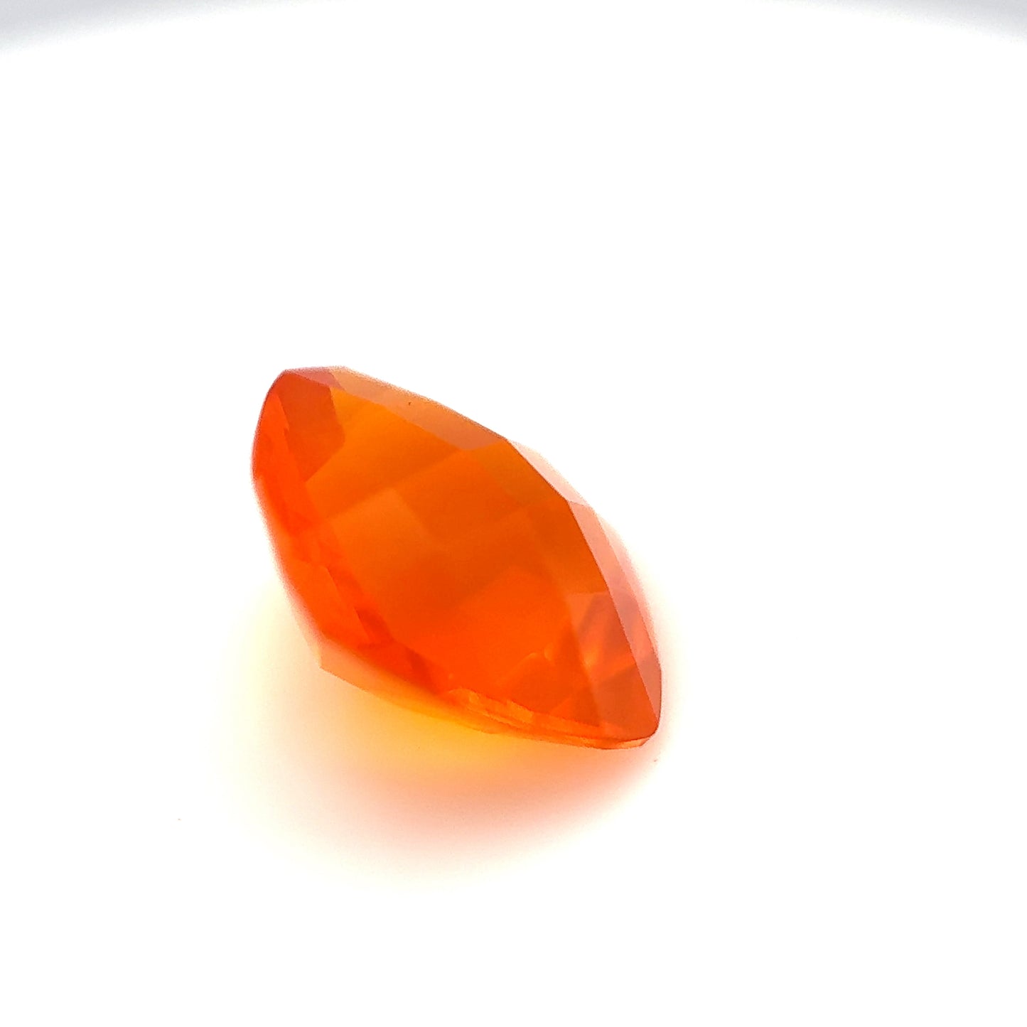 Fire Opal- Cushion, 2.46ct, 10.1 x 10.0 x 6.3mm