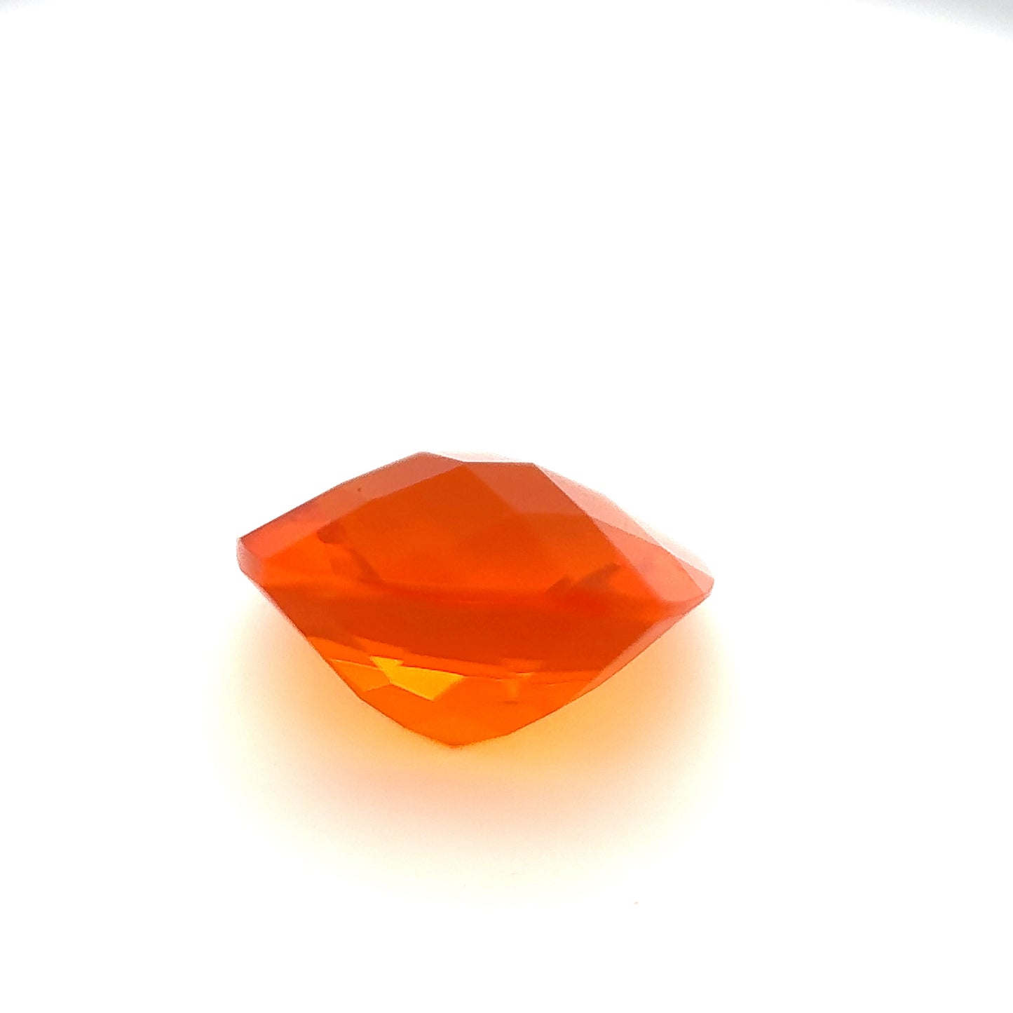 Fire Opal- Cushion, 2.46ct, 10.1 x 10.0 x 6.3mm