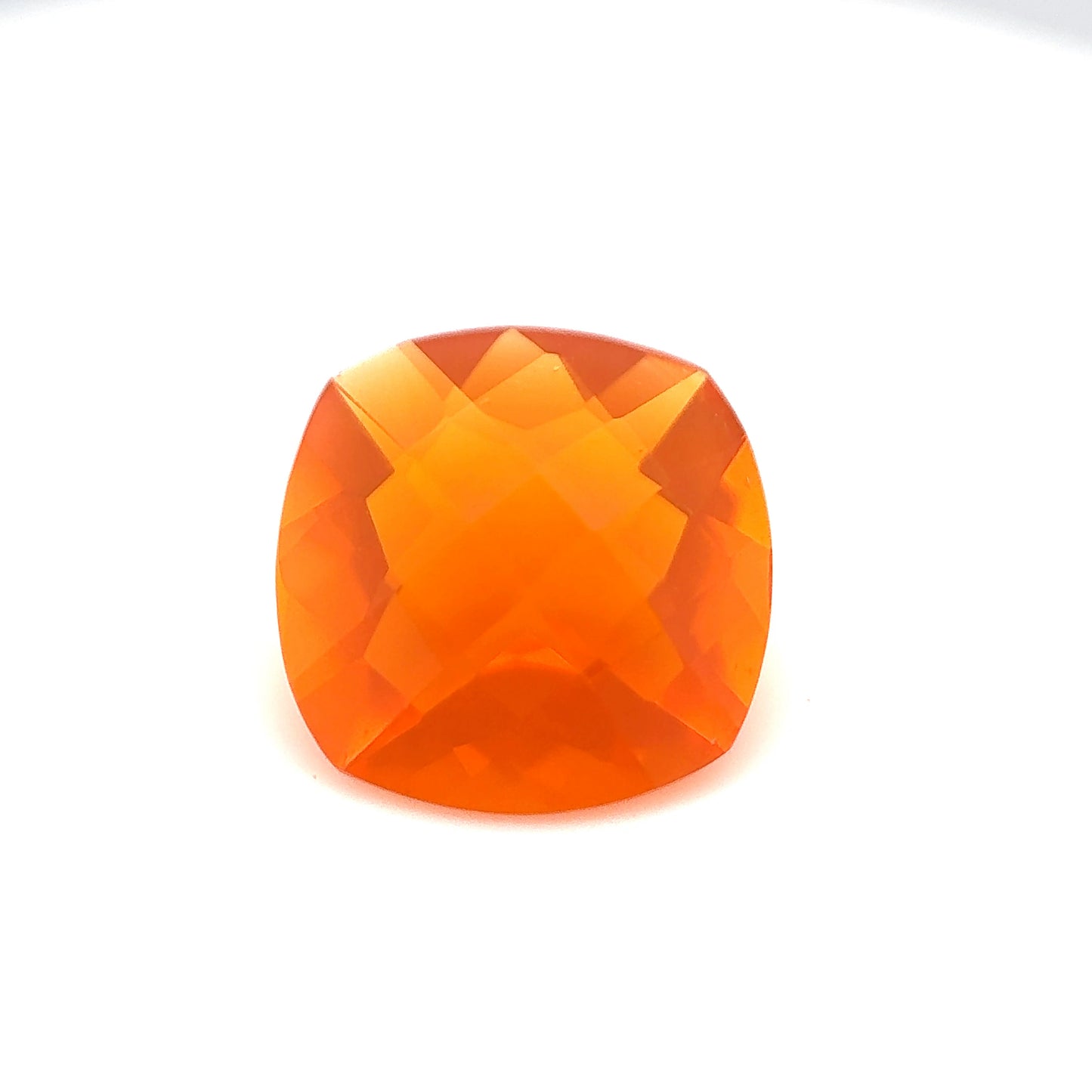 Fire Opal- Cushion, 2.46ct, 10.1 x 10.0 x 6.3mm