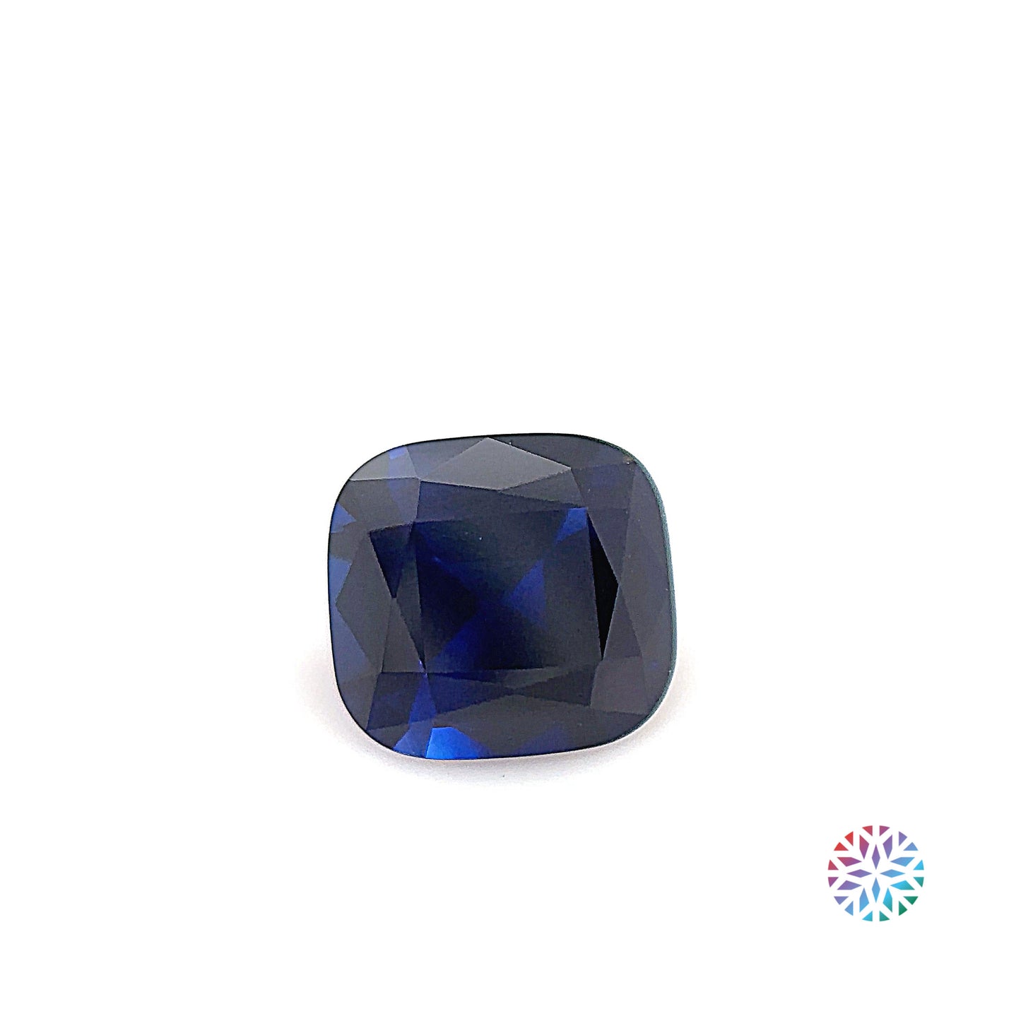 Blue Sapphire- Cushion, 1.22ct, 6.6 x 5.1 x 3.6mm