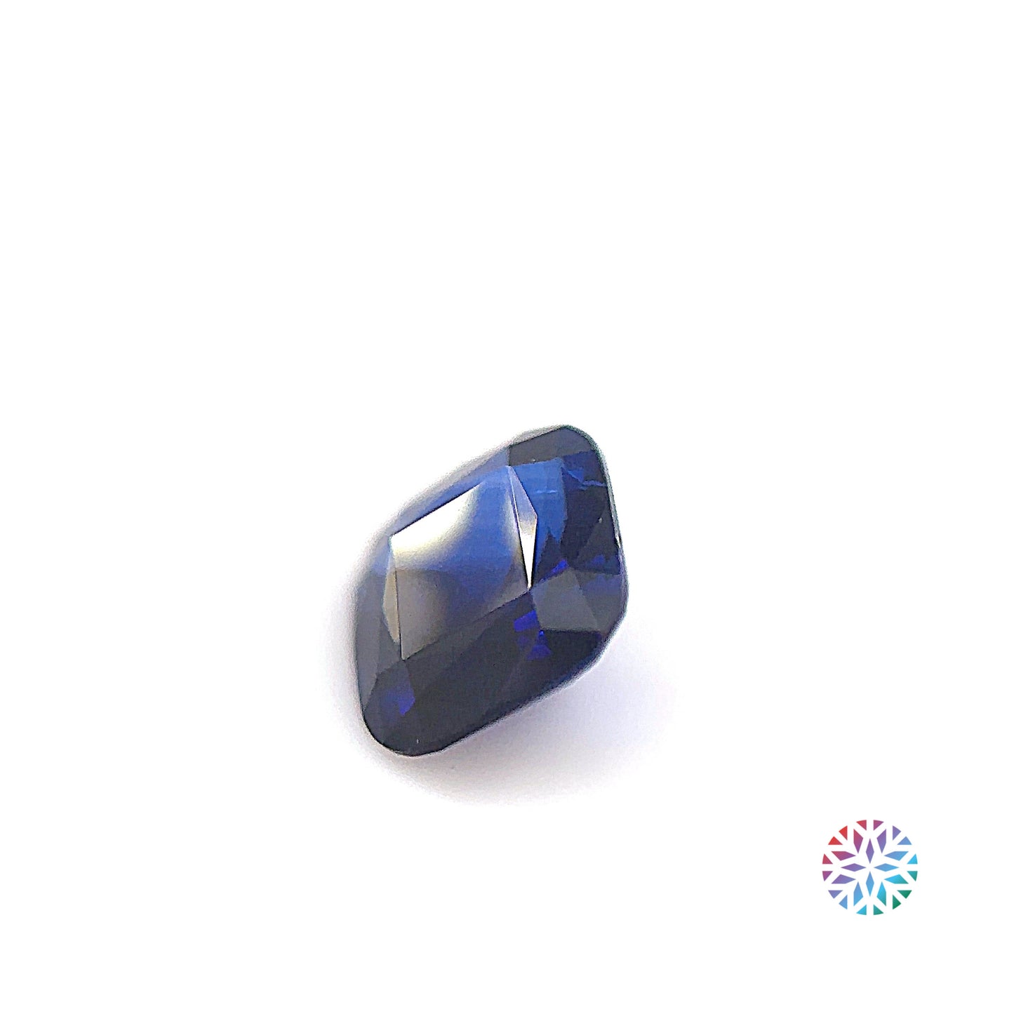 Blue Sapphire- Cushion, 1.22ct, 6.6 x 5.1 x 3.6mm