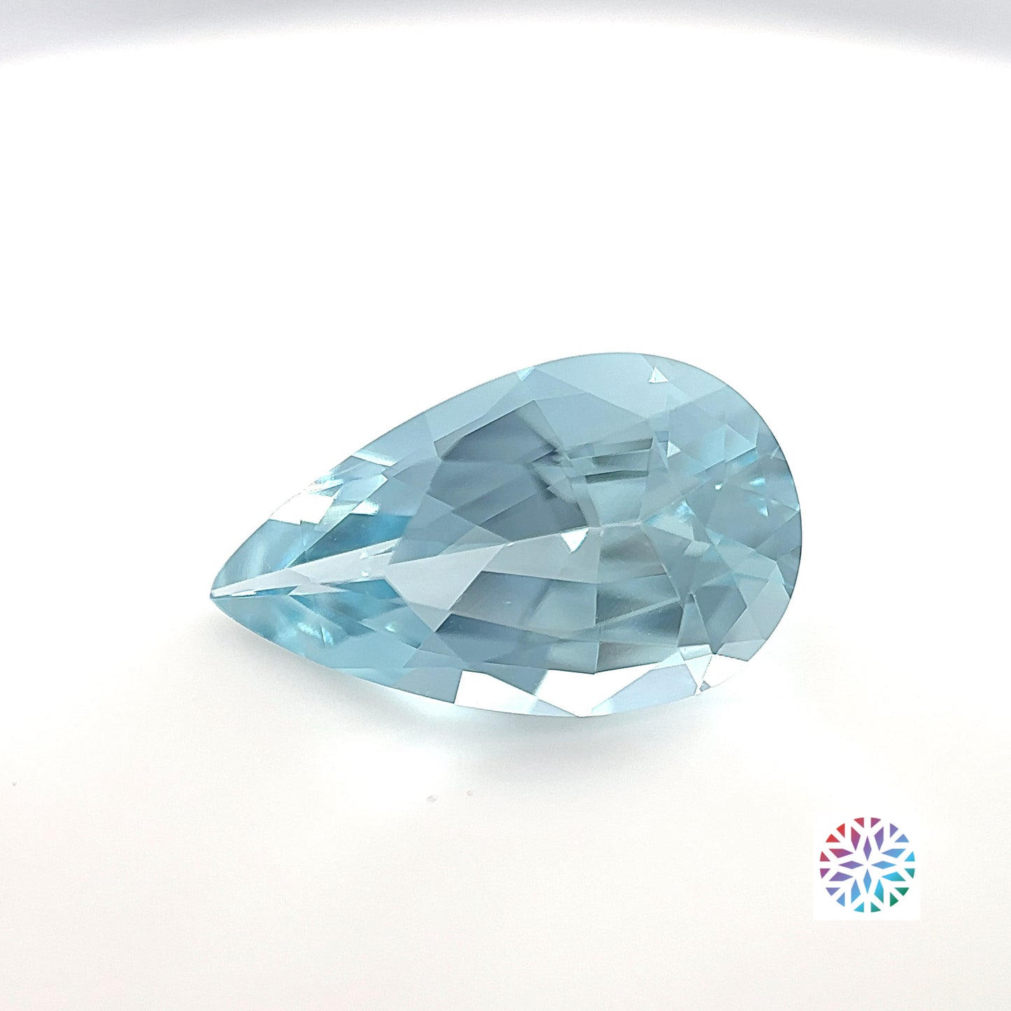 Aquamarine- Pear, 3.46ct, 14.6 x 8.7 x 5.9mm