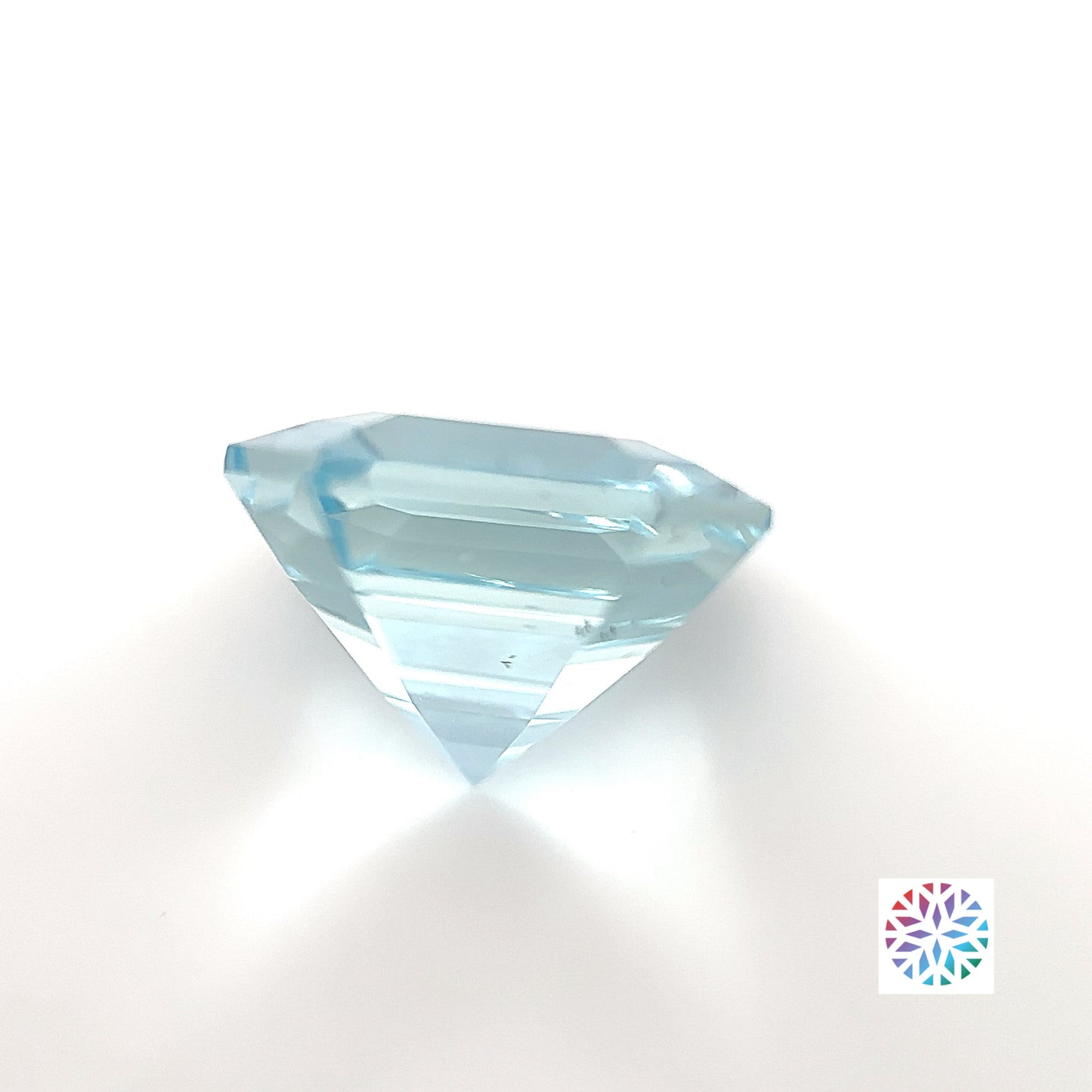 Aquamarine- Emerald, 4.56ct, 10.5 x 10.5 x 7.4mm