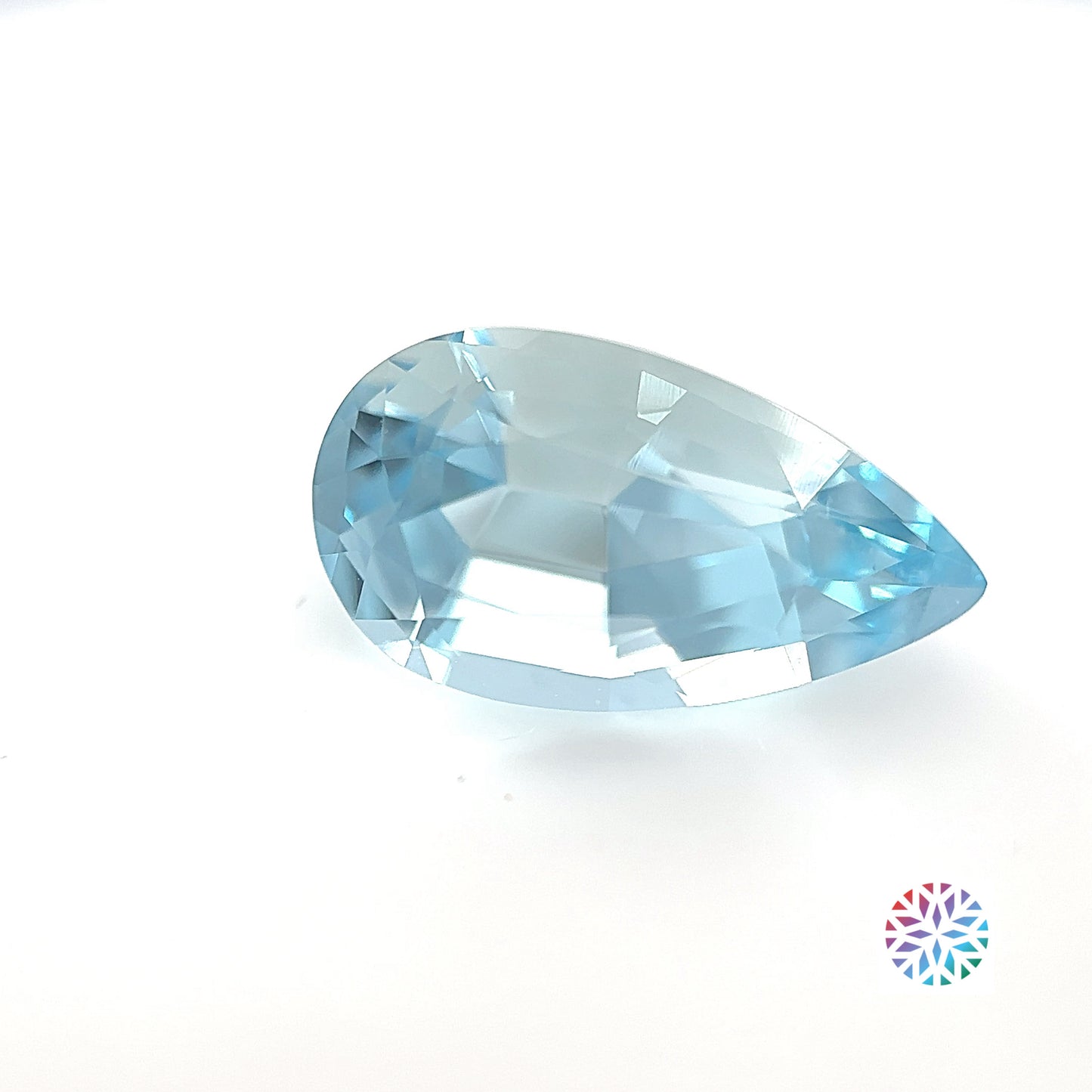 Aquamarine- Pear, 4.19ct, 14.6 x 8.3 x 7.0mm