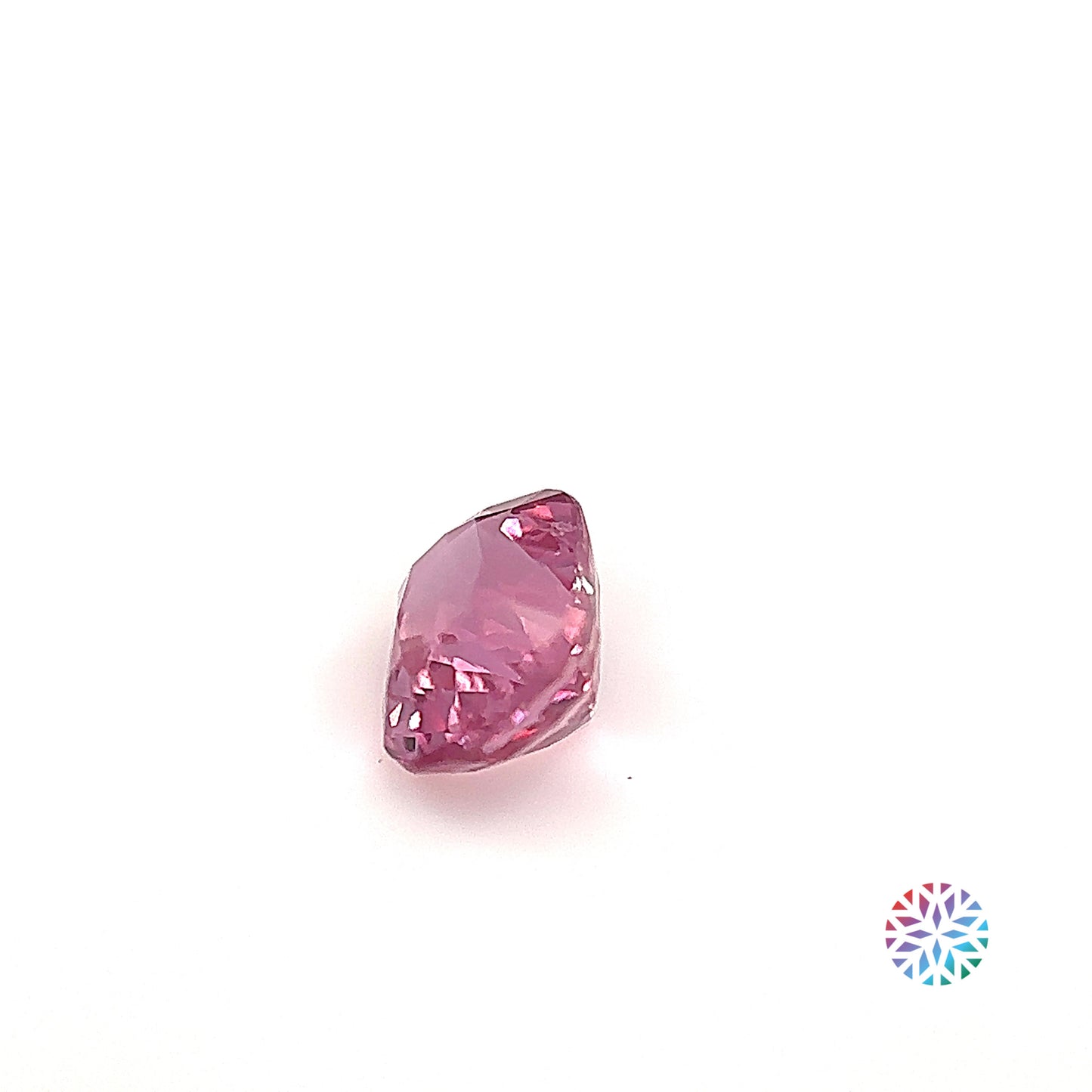 Padparadscha- Cushion, 1.32ct, 6.6 x 5.2 x 4.3mm