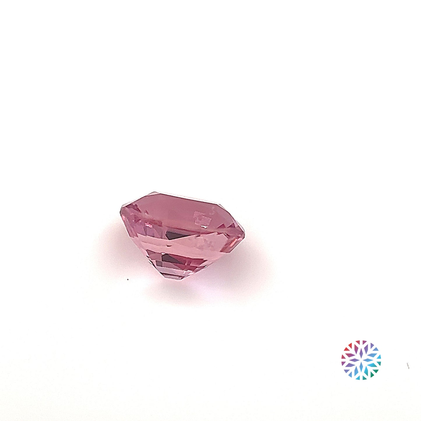 Padparadscha- Cushion, 1.32ct, 6.6 x 5.2 x 4.3mm