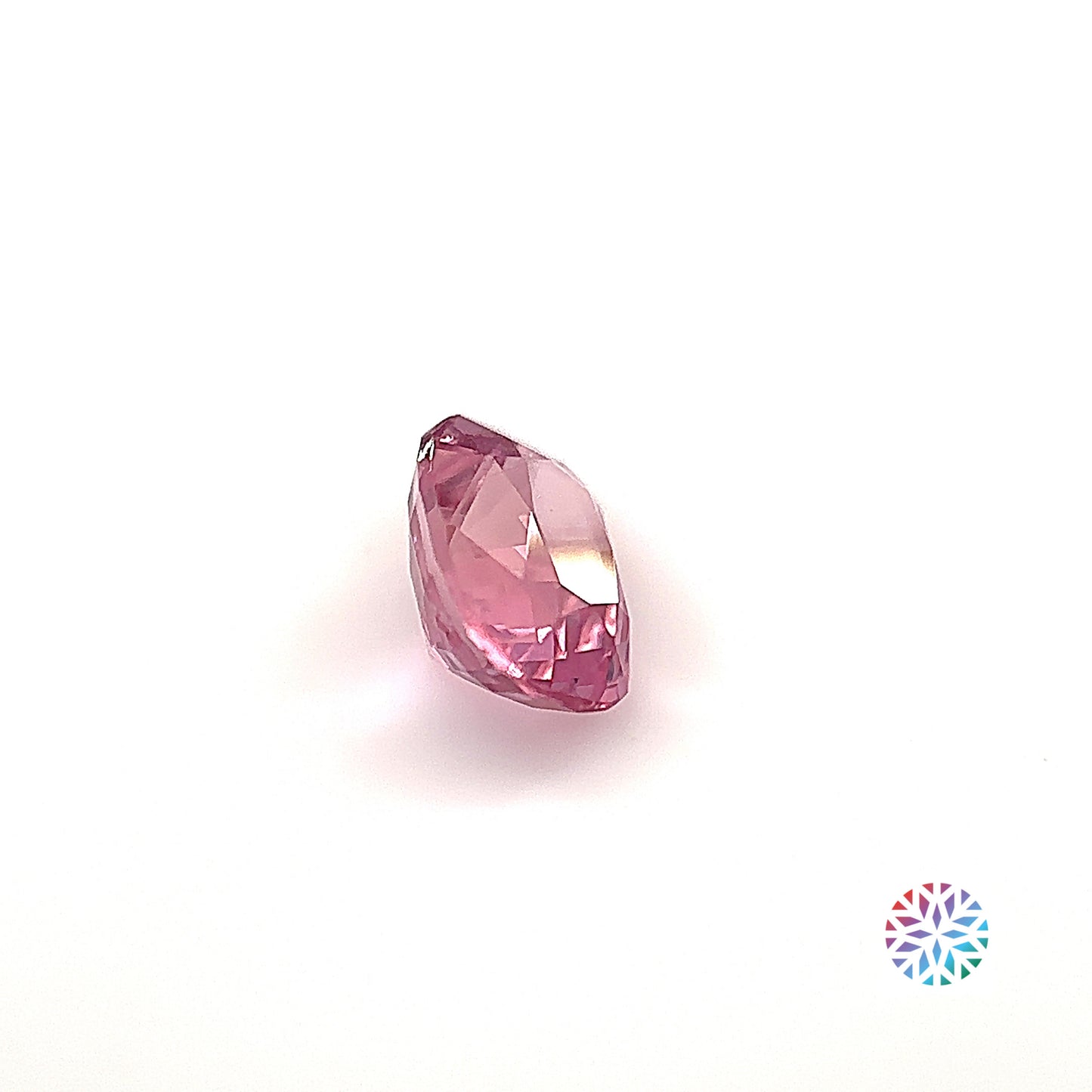 Padparadscha- Cushion, 1.32ct, 6.6 x 5.2 x 4.3mm