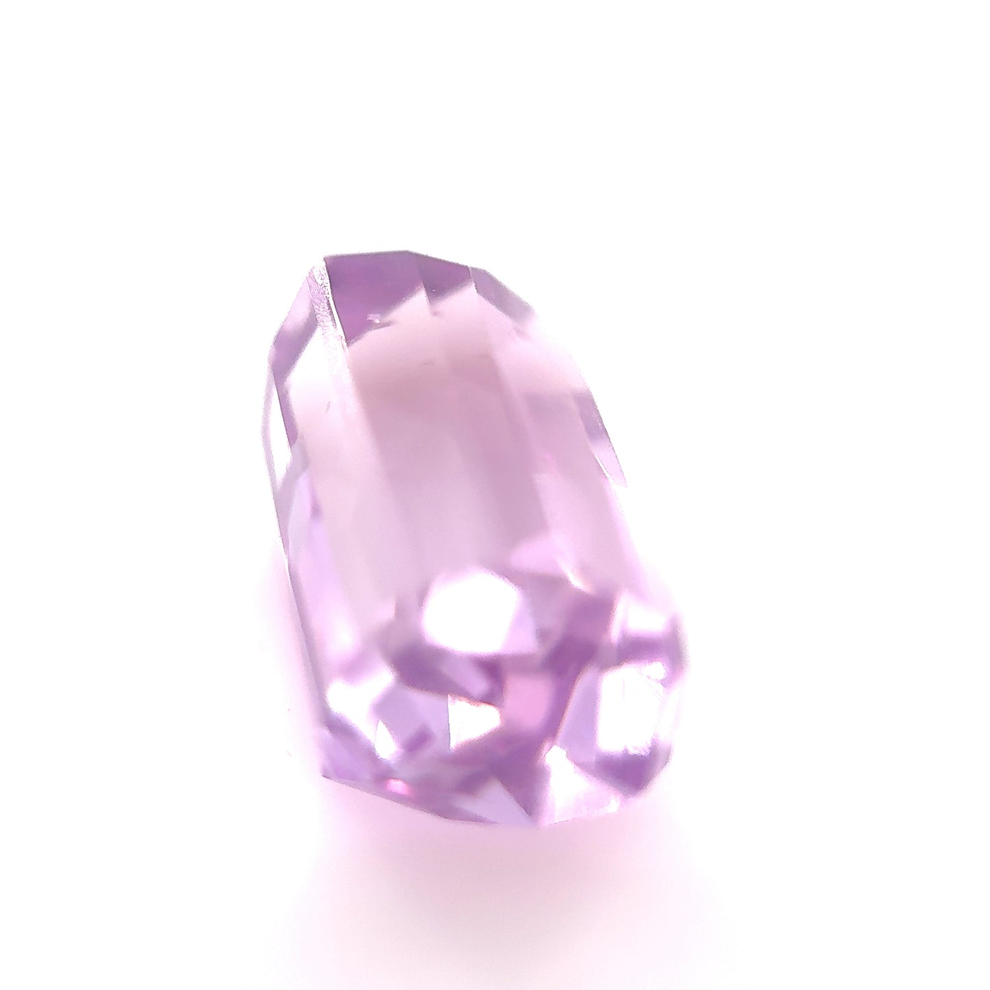 Kunzite- Emerald, 6.38ct, 12.9 x 7.2 x 7.5mm