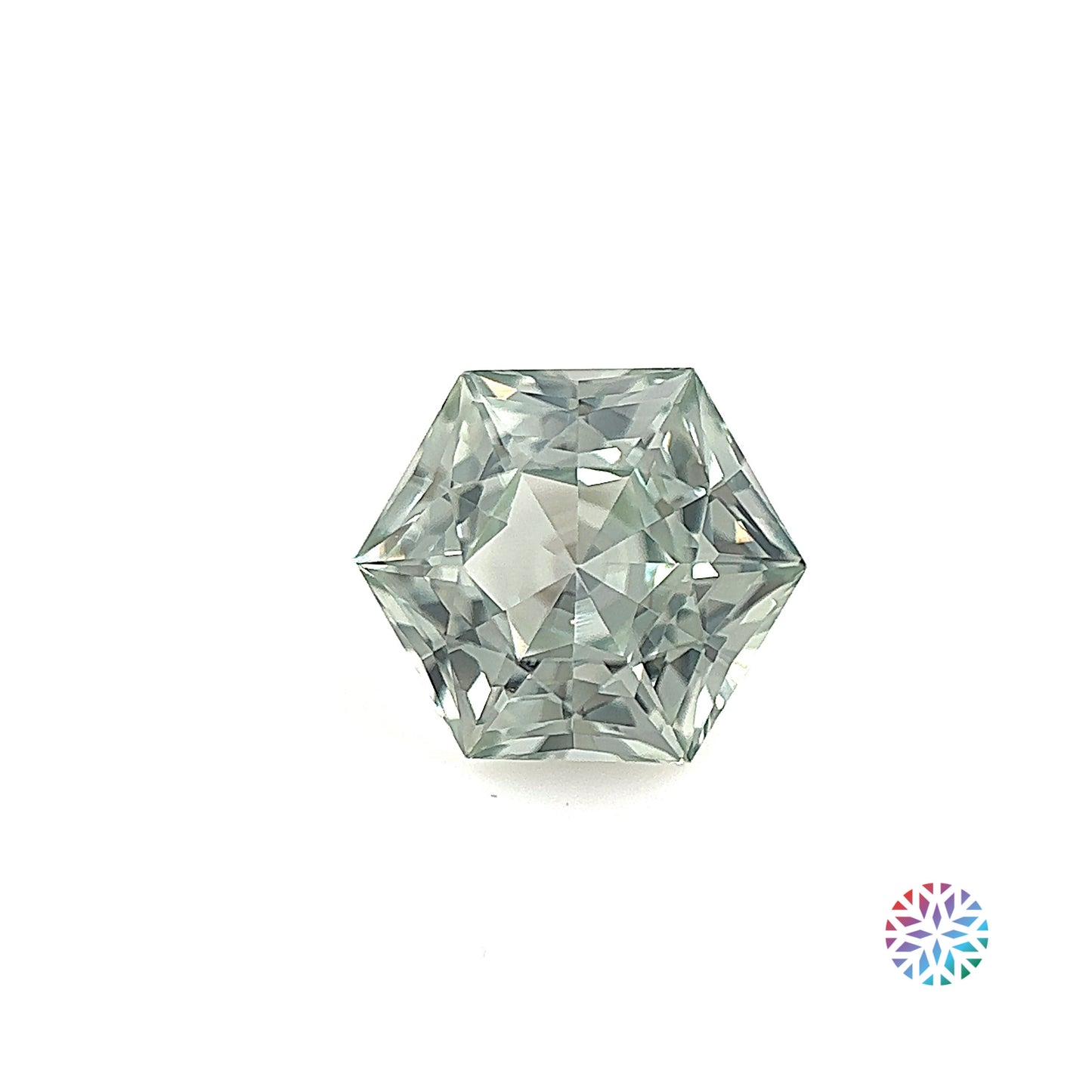 Mint Sapphire- Hexagon, 2.44ct, 7.8 x 7.8 x 4.9mm