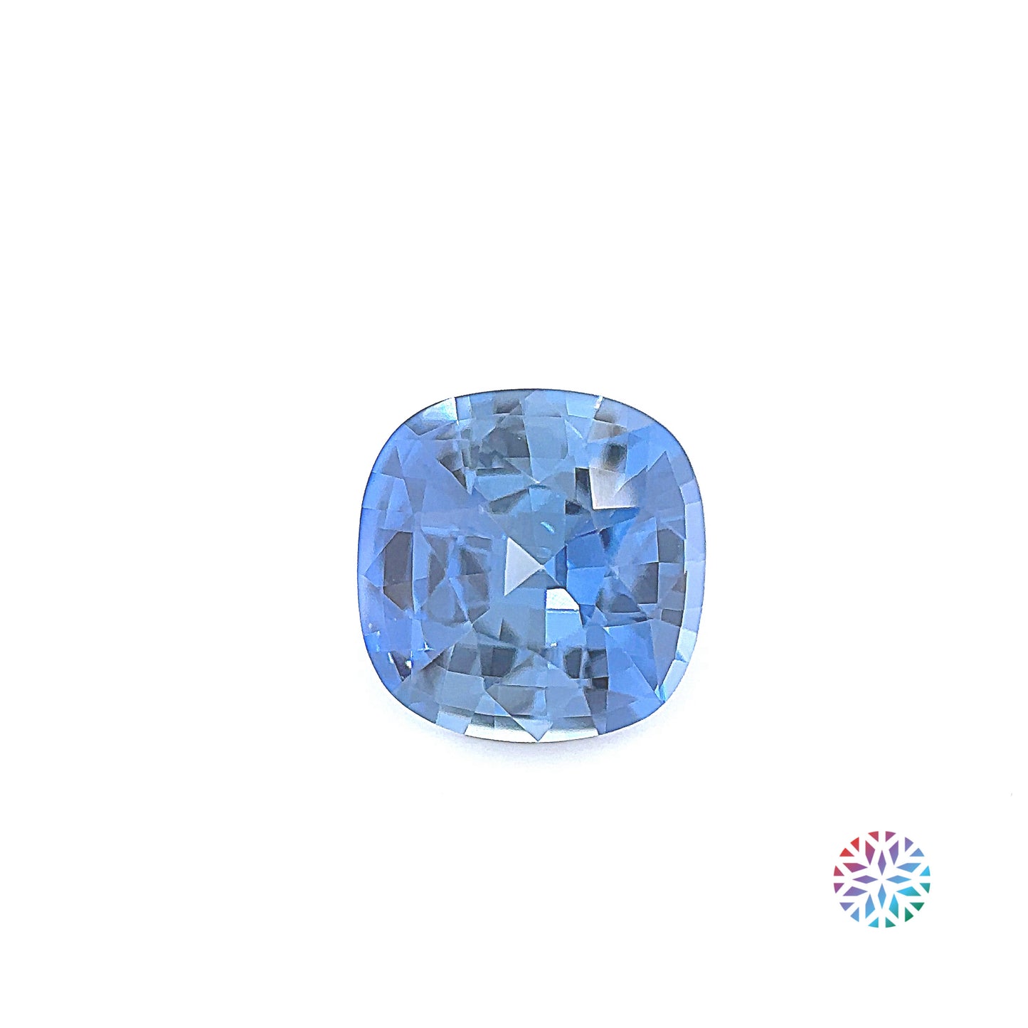 Blue Sapphire- Cushion, 1.35ct, 6.6 x 6.6 x 4.0mm