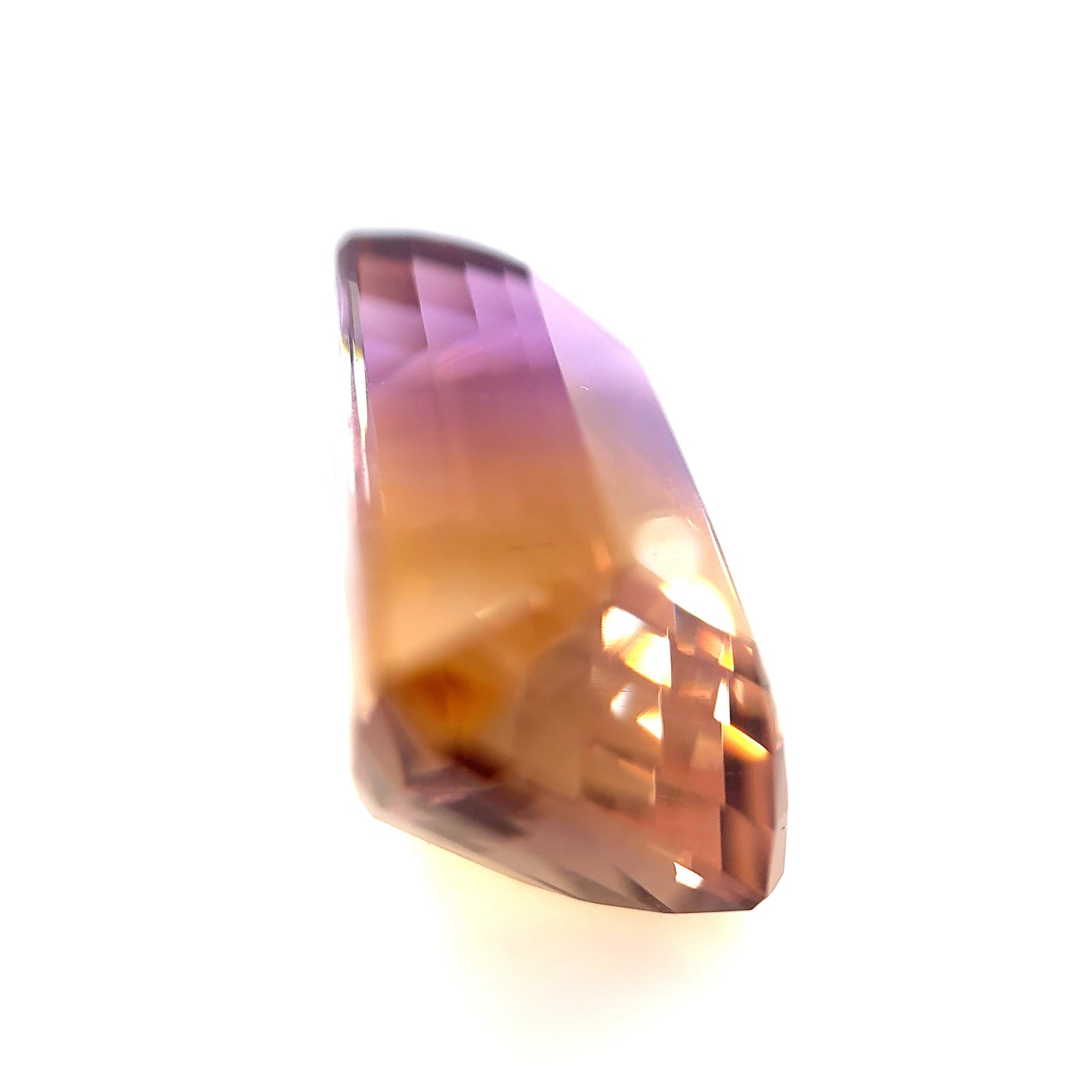 Ametrine- Emerald, 32ct, 22.0 x 14.7 x 12.2mm