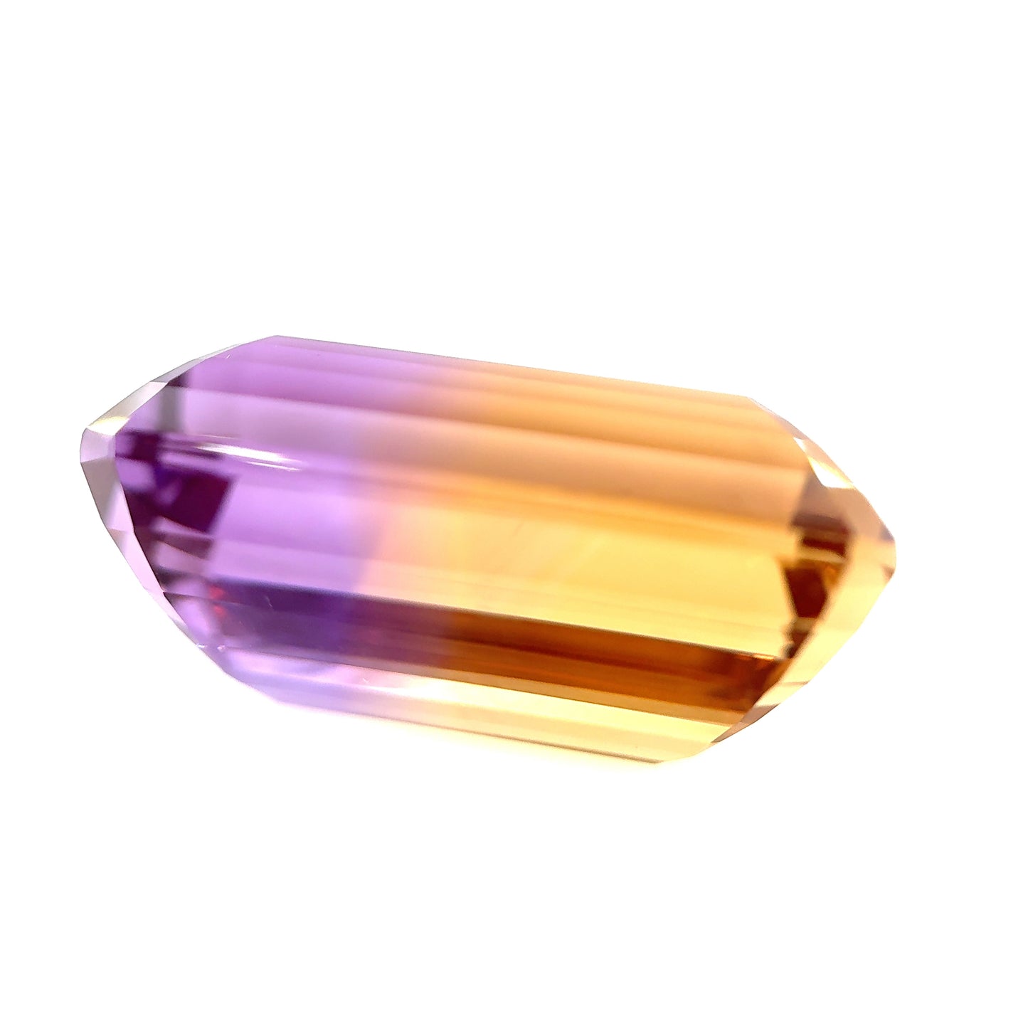 Ametrine- Emerald, 32ct, 22.0 x 14.7 x 12.2mm