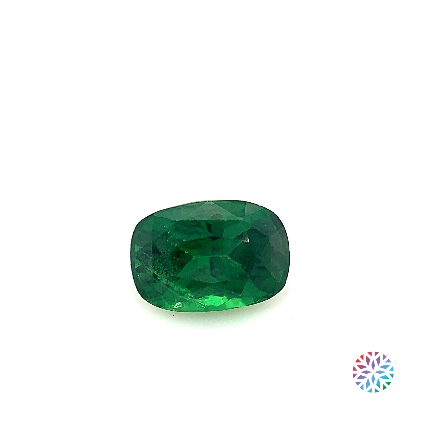 Tsavorite- Cushion, 1.05ct, 6.8 x 4.7 x 4.0mm