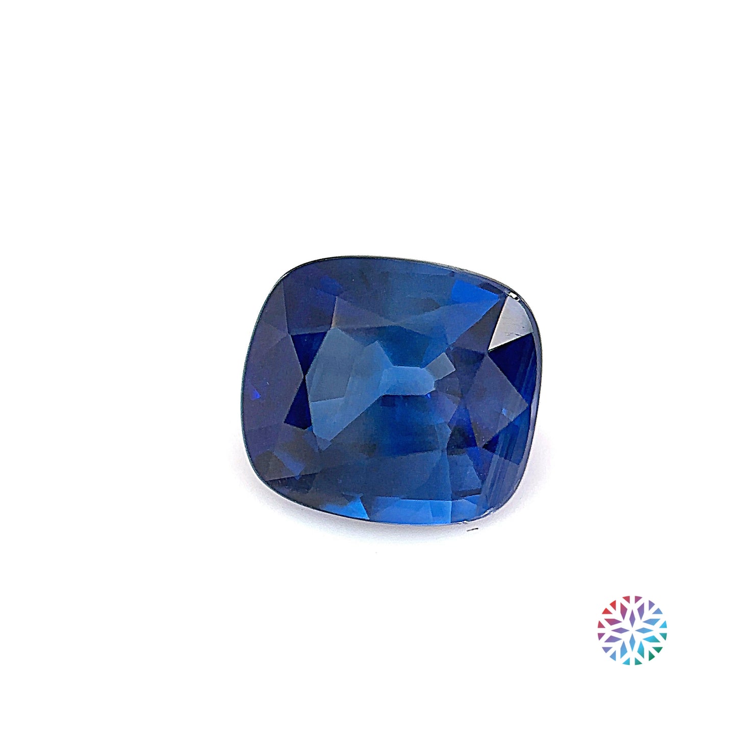 Blue Sapphire- Cushion, 2.01ct, 7.9 x 7.0 x 4.2mm, (C), (N)