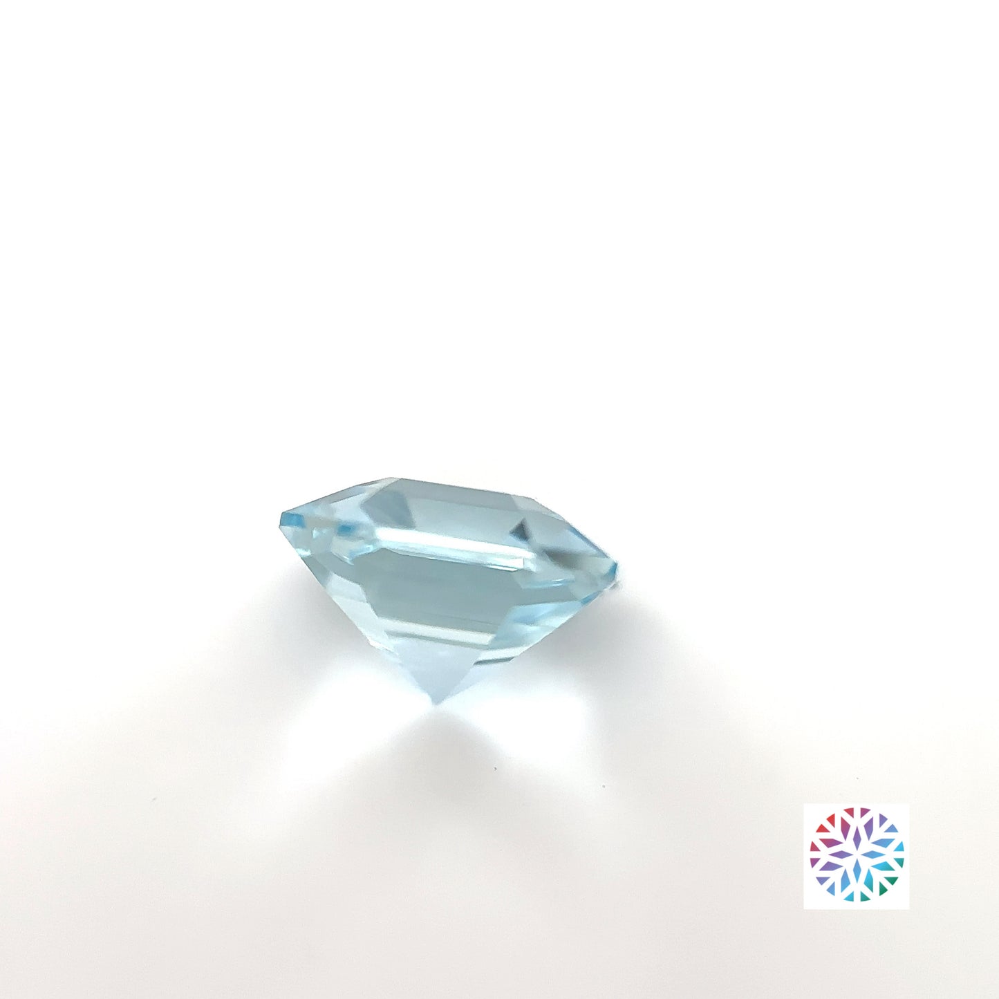 Aquamarine- Emerald, 1.45ct, 7.3 x 7.3 x 4.9mm