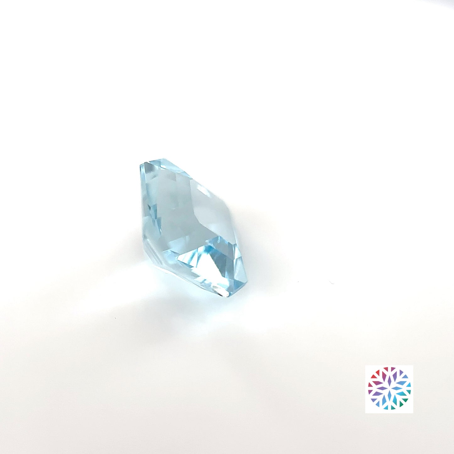 Aquamarine- Emerald, 1.45ct, 7.3 x 7.3 x 4.9mm