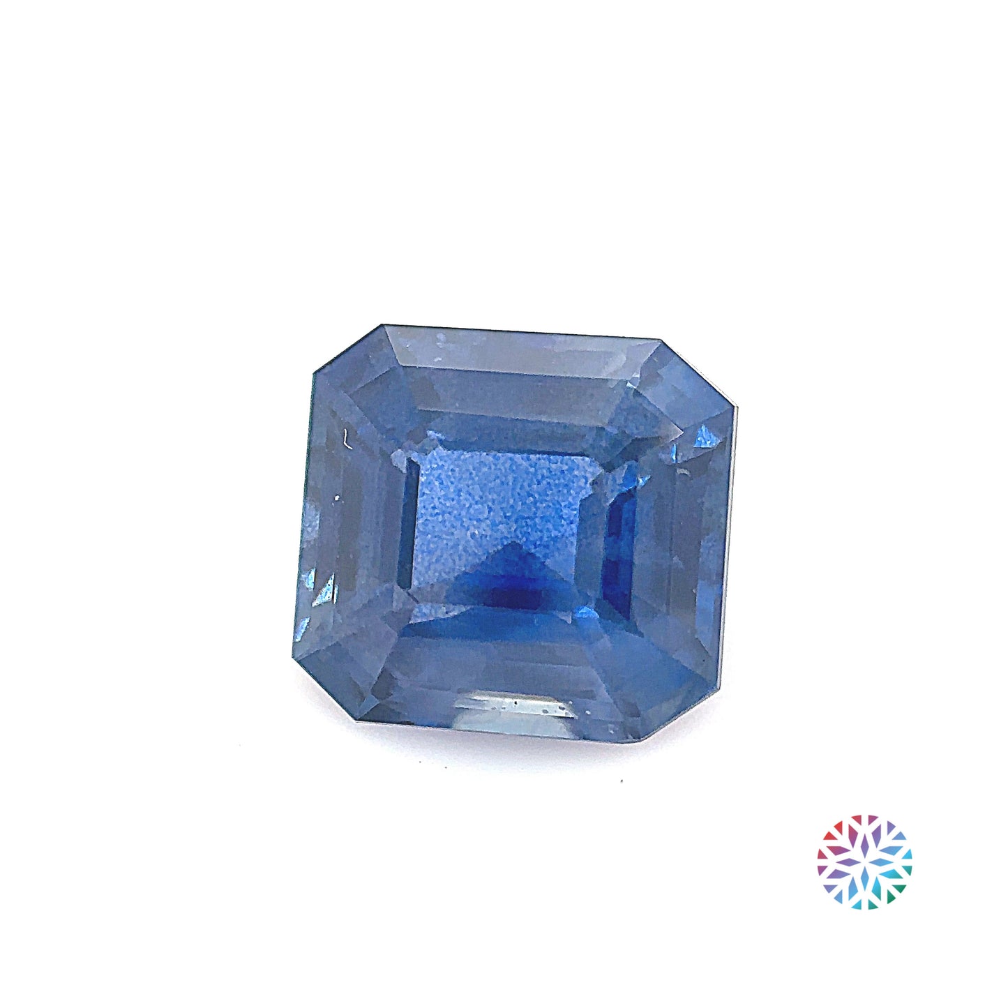 Blue Sapphire- Emerald, 3.02ct, 8.1 x 7.6 x 5.0mm, (C)